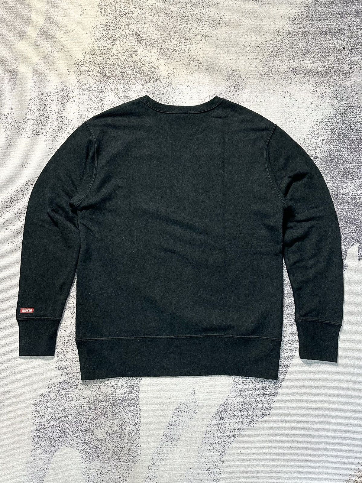 Japanese Brand 2000s Edwin Crewneck Navy Size US M / EU 48-50 / 2 - 7 Thumbnail