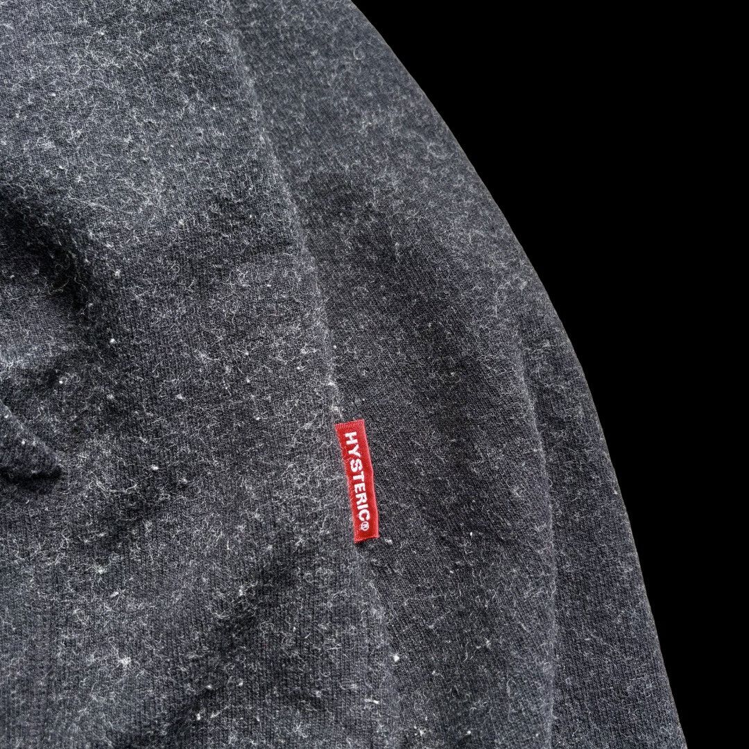Hysteric Glamour HYSTERIC GLAMOUR | Black Wool Hoodie Y2K Size US M / EU 48-50 / 2 - 3 Thumbnail