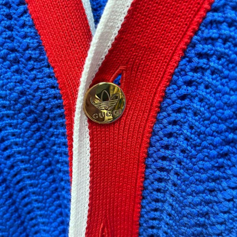 Gucci Gucci Co-branded color-blocked striped gold buckle knitted Size XS / US 0-2 / IT 36-38 - 5 Thumbnail