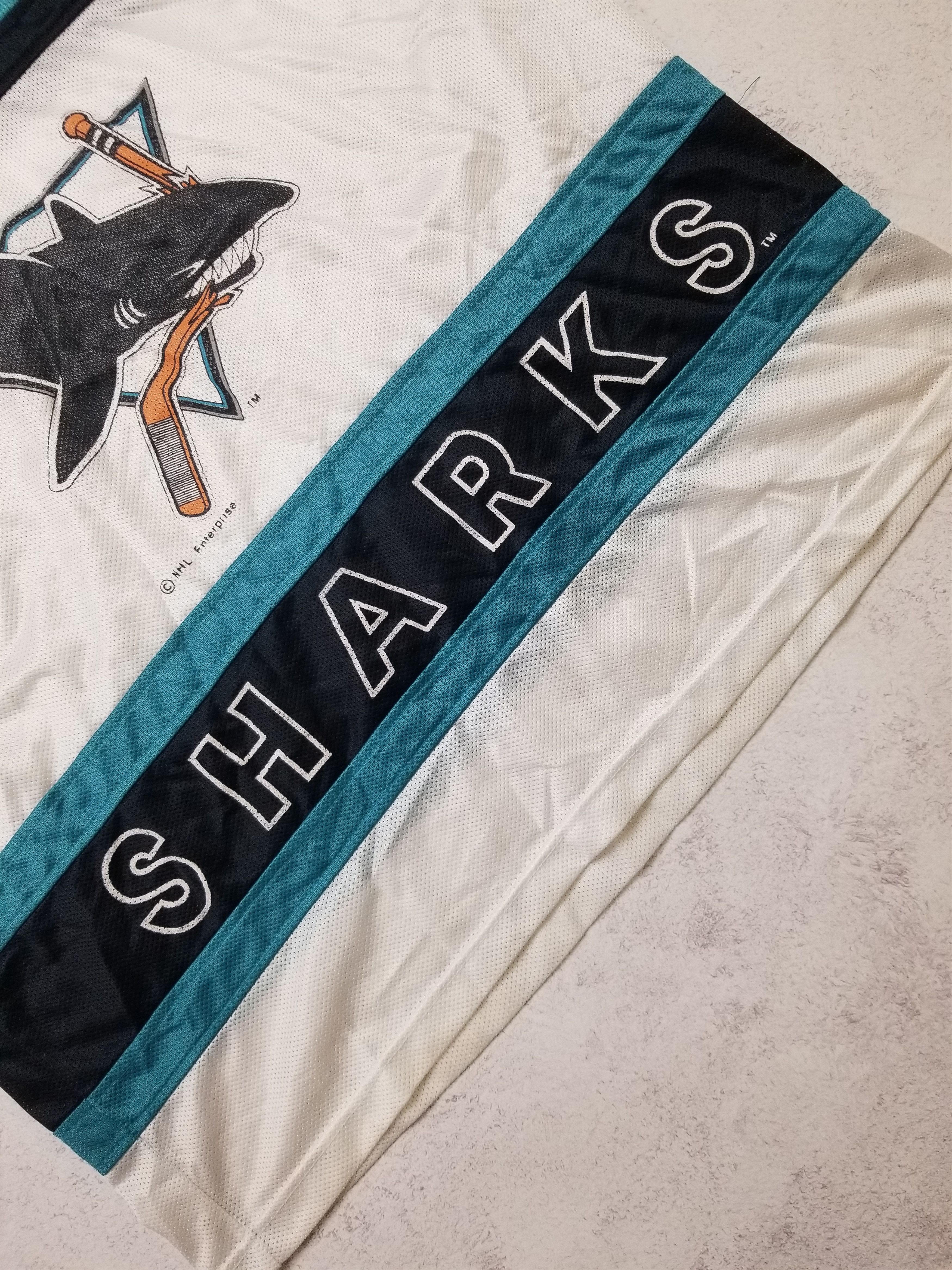 Other Vintage San Jose Sharks Twins Apparel NHL Jersey Size US XL / EU 56 / 4 - 14 Thumbnail