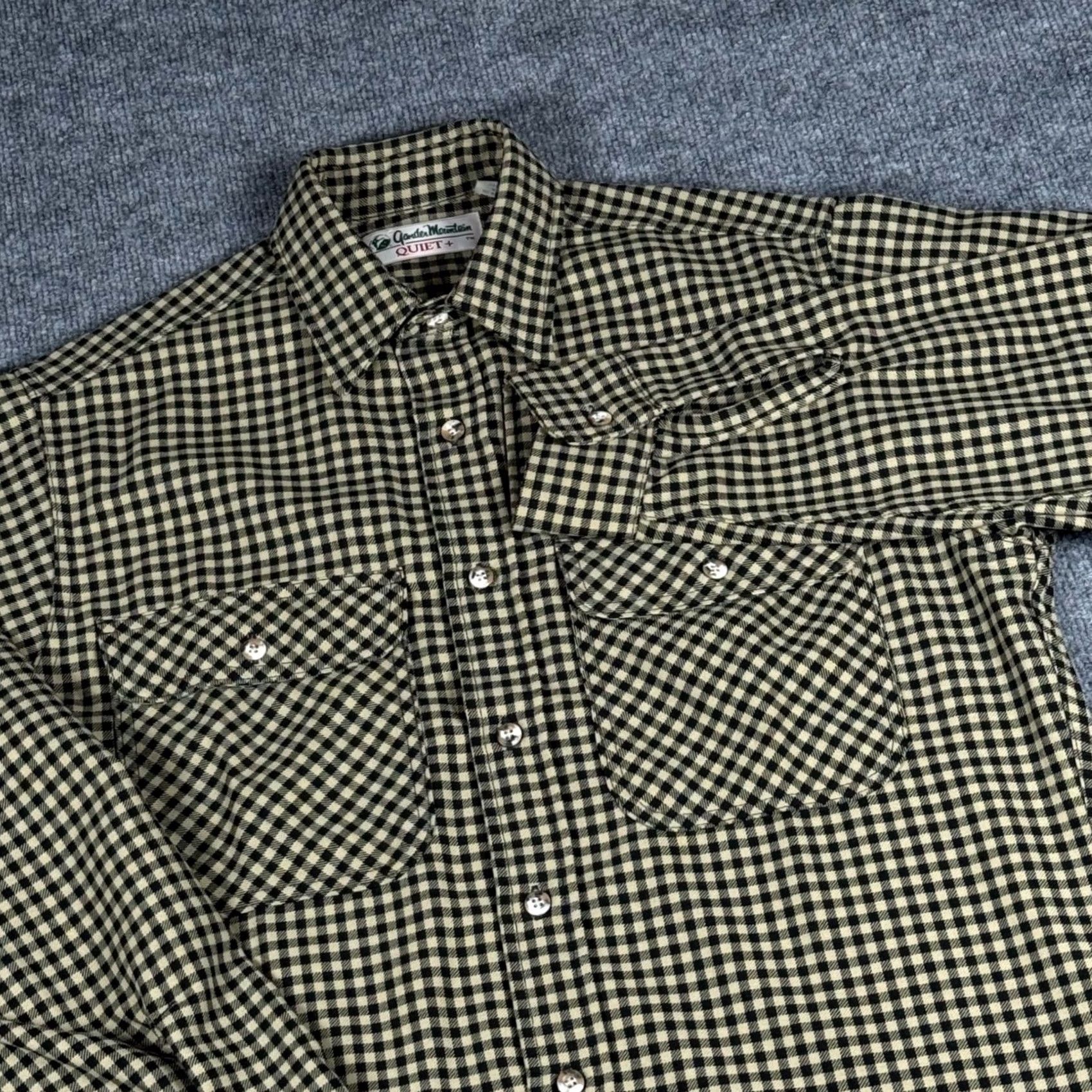 Vintage VINTAGE Gander Mountain Mens Shirt M Tall LS Gingham Plaid Button Up USA Size US M / EU 48-50 / 2 - 2 Thumbnail