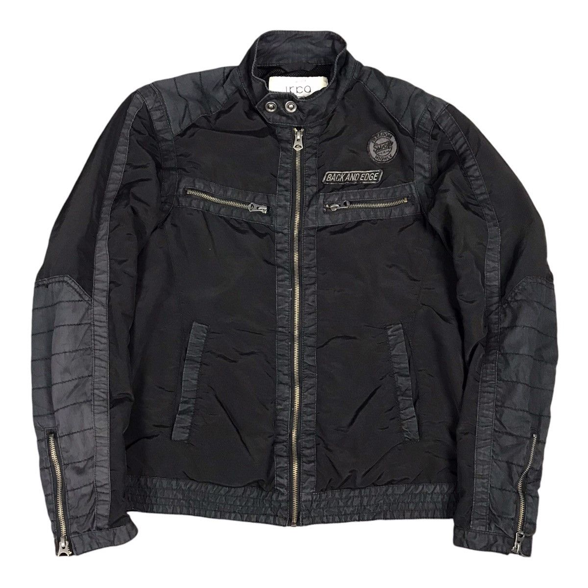 Japanese Brand × Vintage IKCA BLACK BIKER STYLE PUNK JAPAN JACKET Size US M / EU 48-50 / 2 - 1 Thumbnail