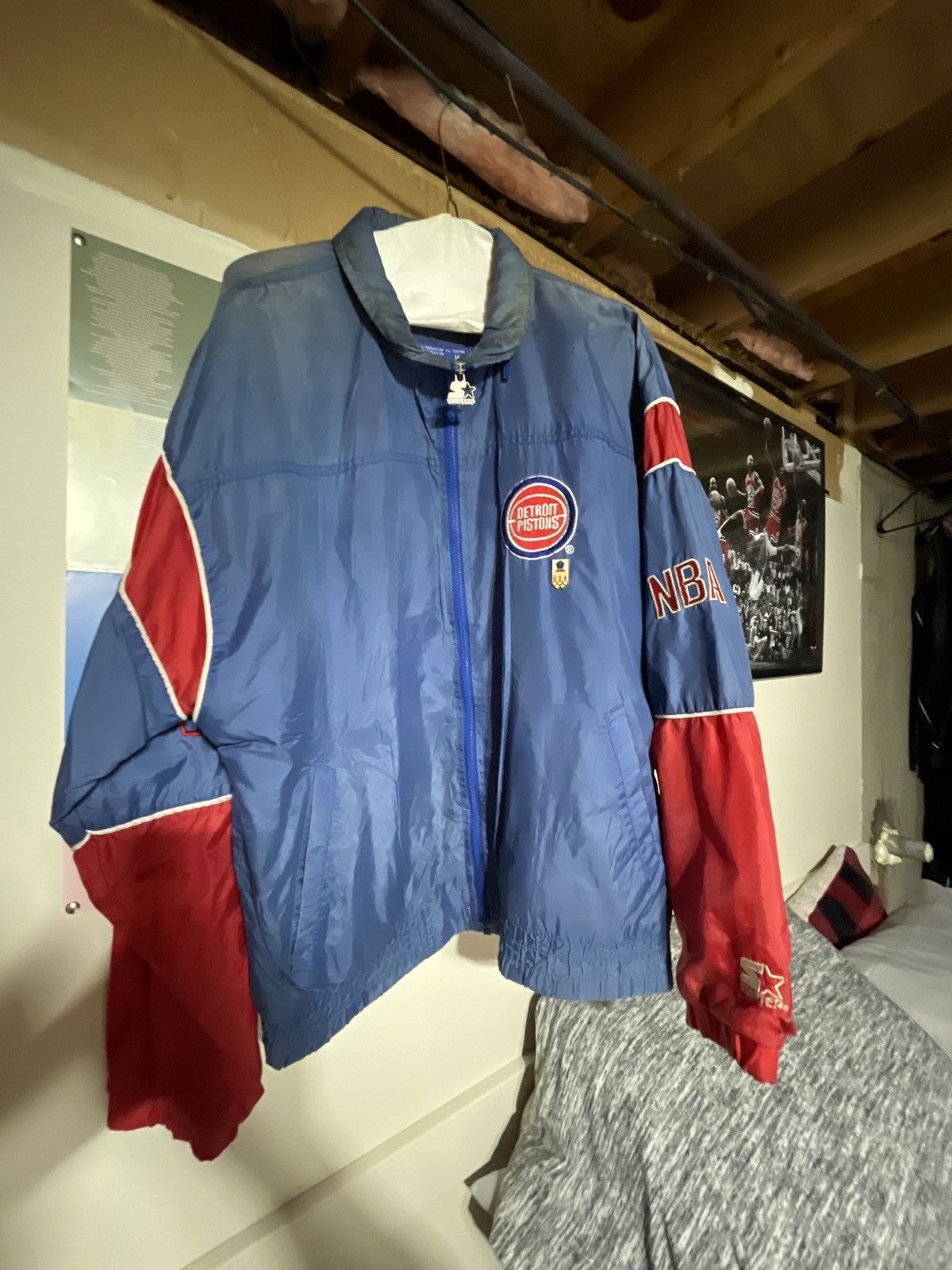 Vintage Detroit pistons 1992 jacket Size US M / EU 48-50 / 2 - 1 Thumbnail