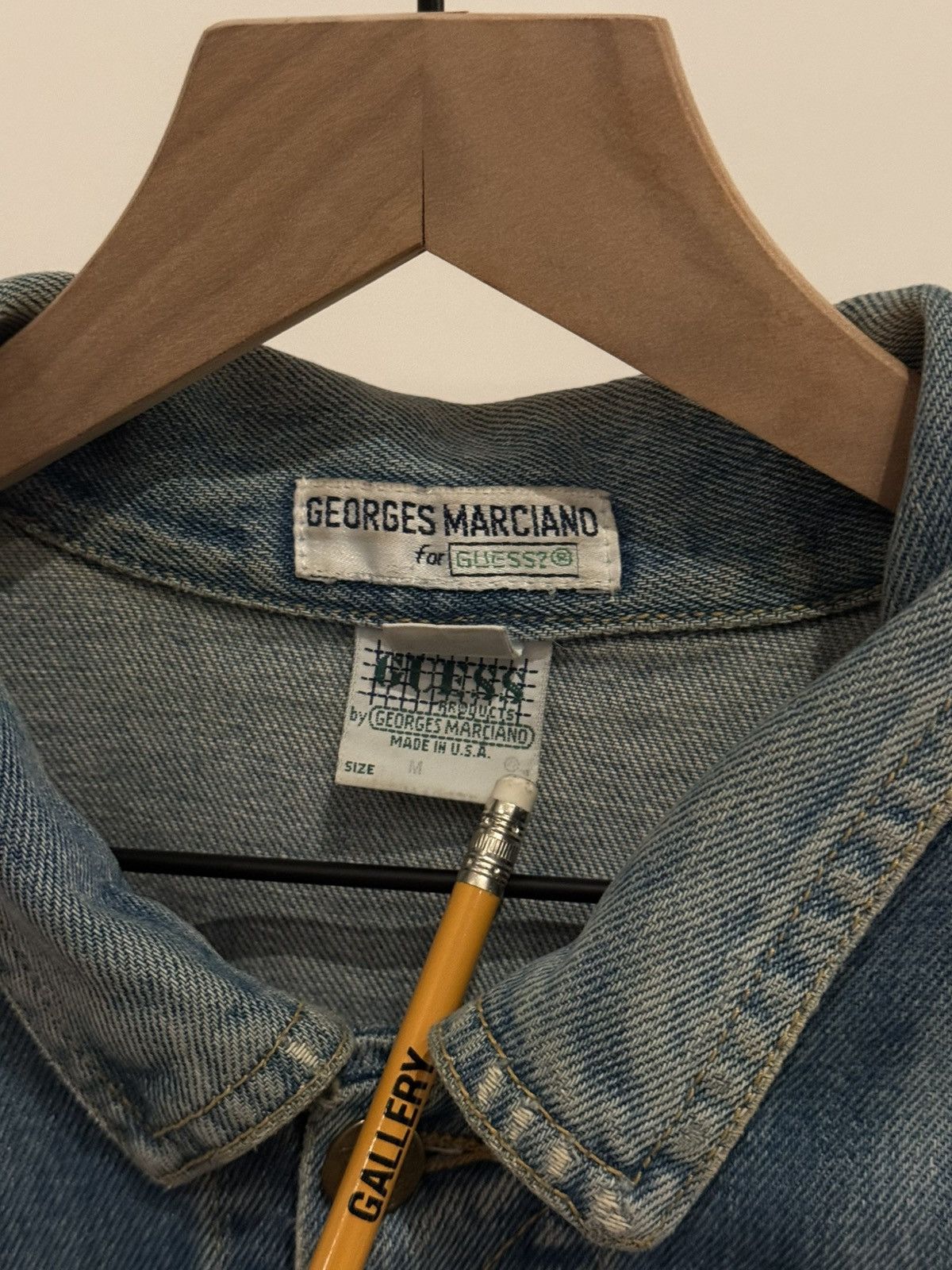 Guess Guess By Georges Marciano Vintage Denim Jacket Size US M / EU 48-50 / 2 - 4 Thumbnail