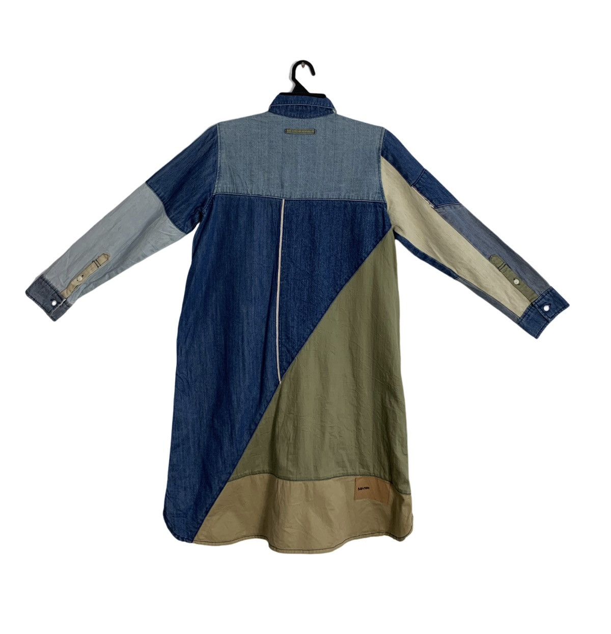 Issey Miyake Né-net Issey Miyake Selvedge Pocket Long Denim Patchworks Size L / US 10 / IT 46 - 2 Thumbnail