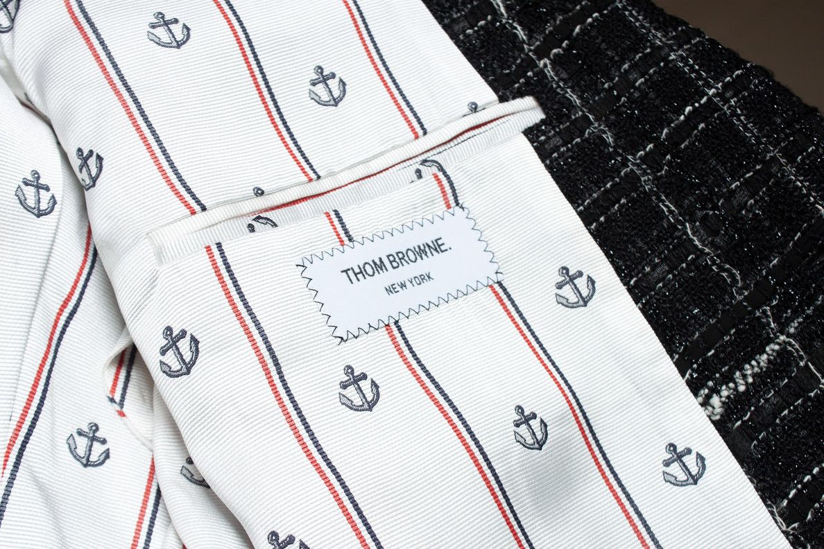 Thom Browne Thom Browne, Black tweed jacket Size 50R - 6 Thumbnail
