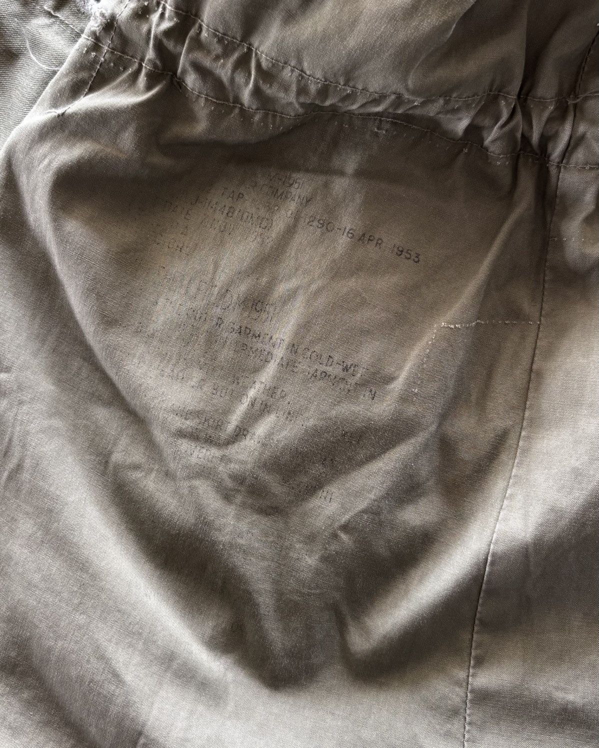 Vintage 50s U.S Army OG Military Parkas Jacket With Emblem Size US M / EU 48-50 / 2 - 5 Thumbnail