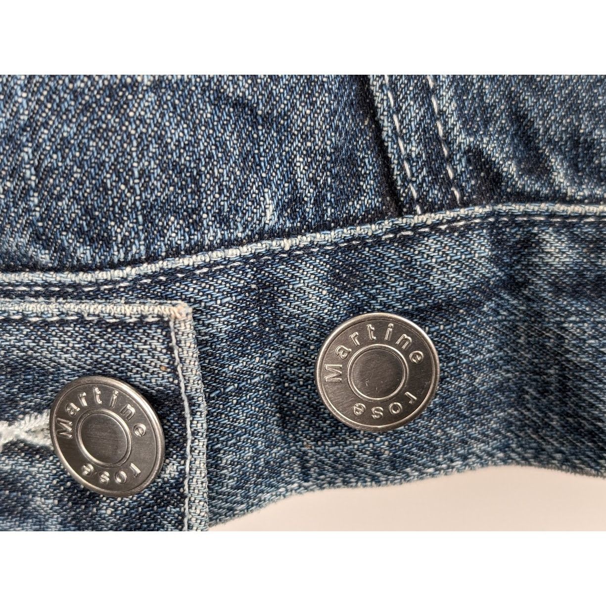 Martine Rose o1rshd1 Denim Jacket in Blue Size US L / EU 52-54 / 3 - 19 Thumbnail