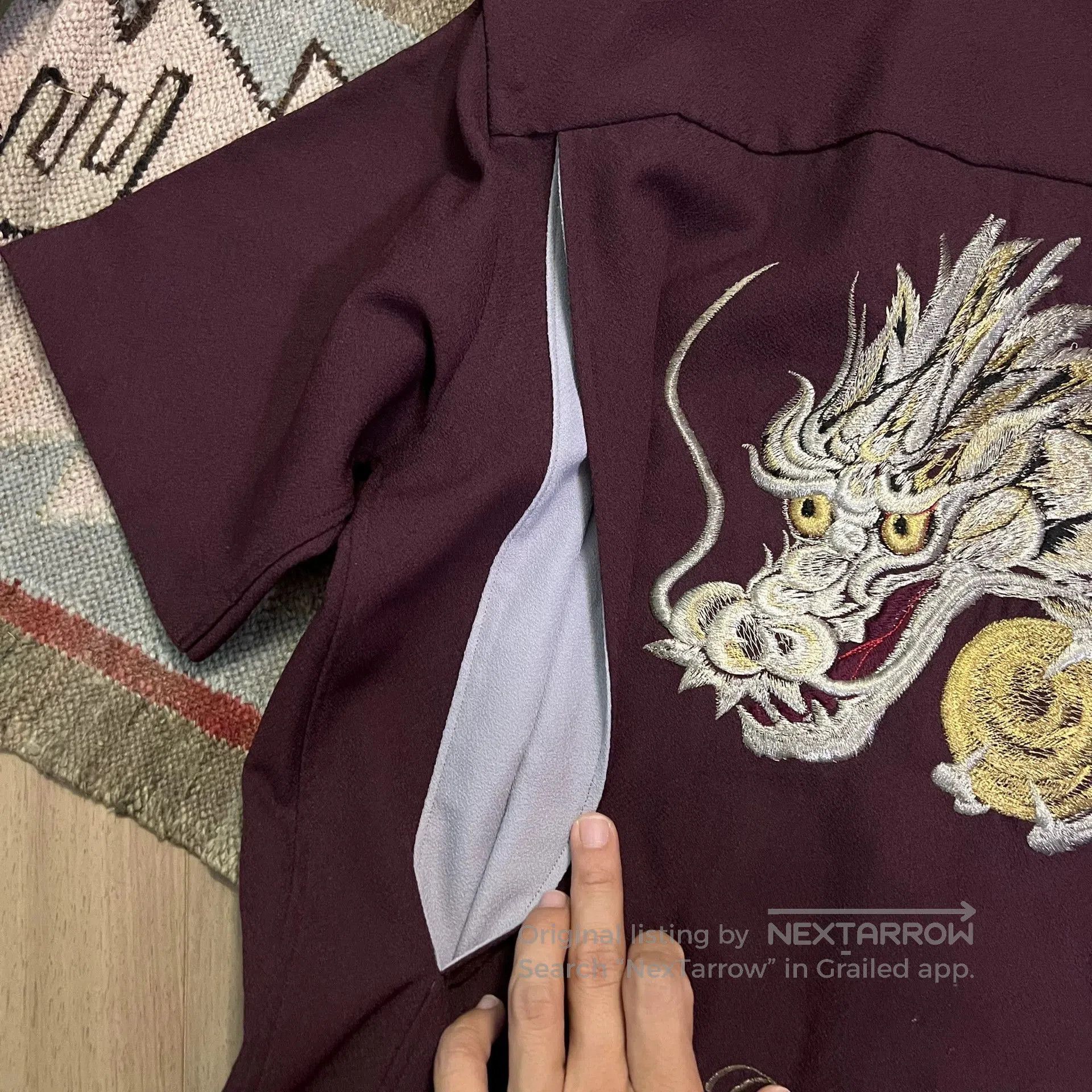 Vintage Vintage 90s Japanese Sukajan Shirt. Size US M / EU 48-50 / 2 - 7 Thumbnail