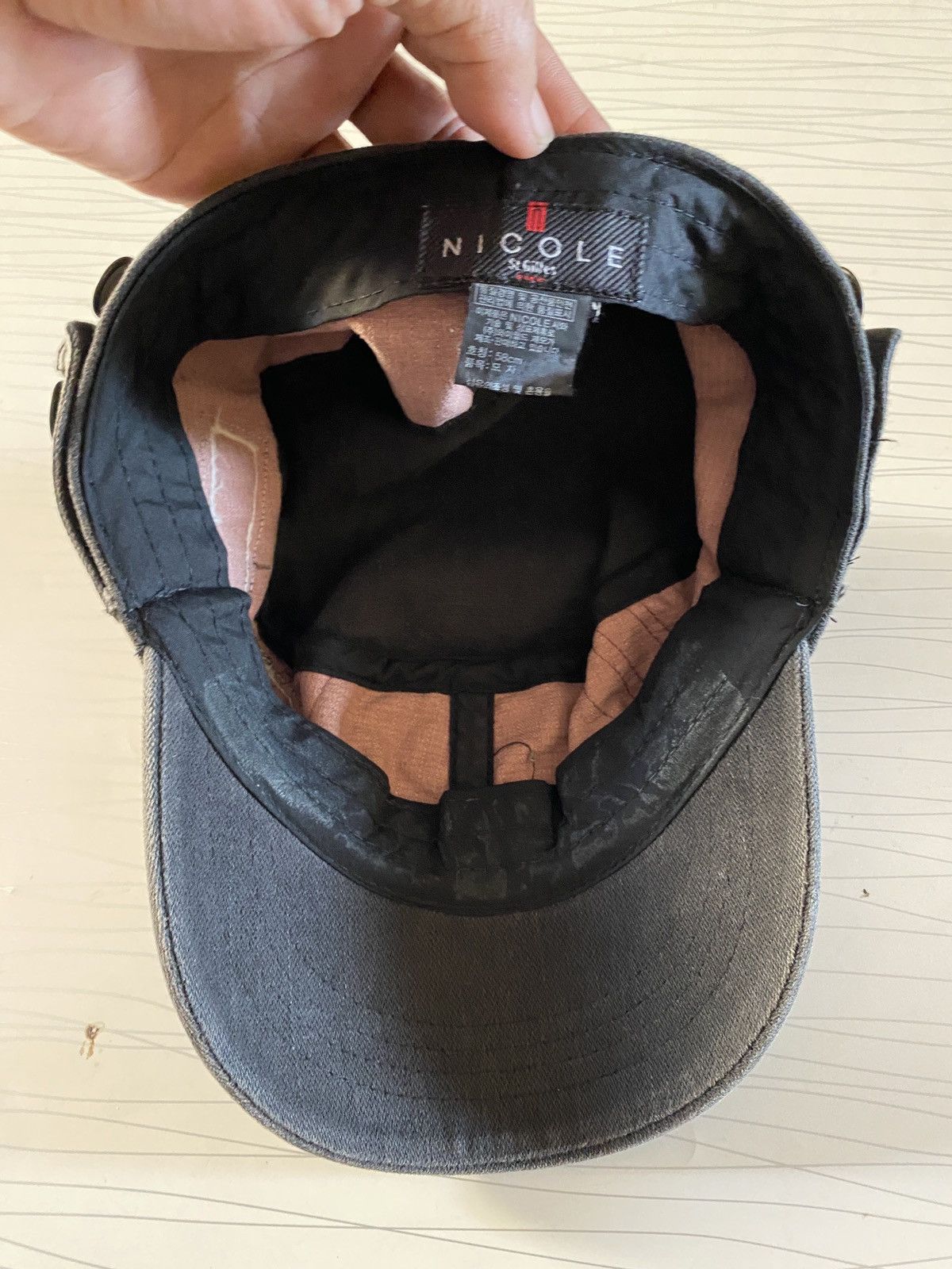 Le Grande Bleu (L.G.B.) Nicole st gilles distressed patch hats Size ONE SIZE - 7 Thumbnail
