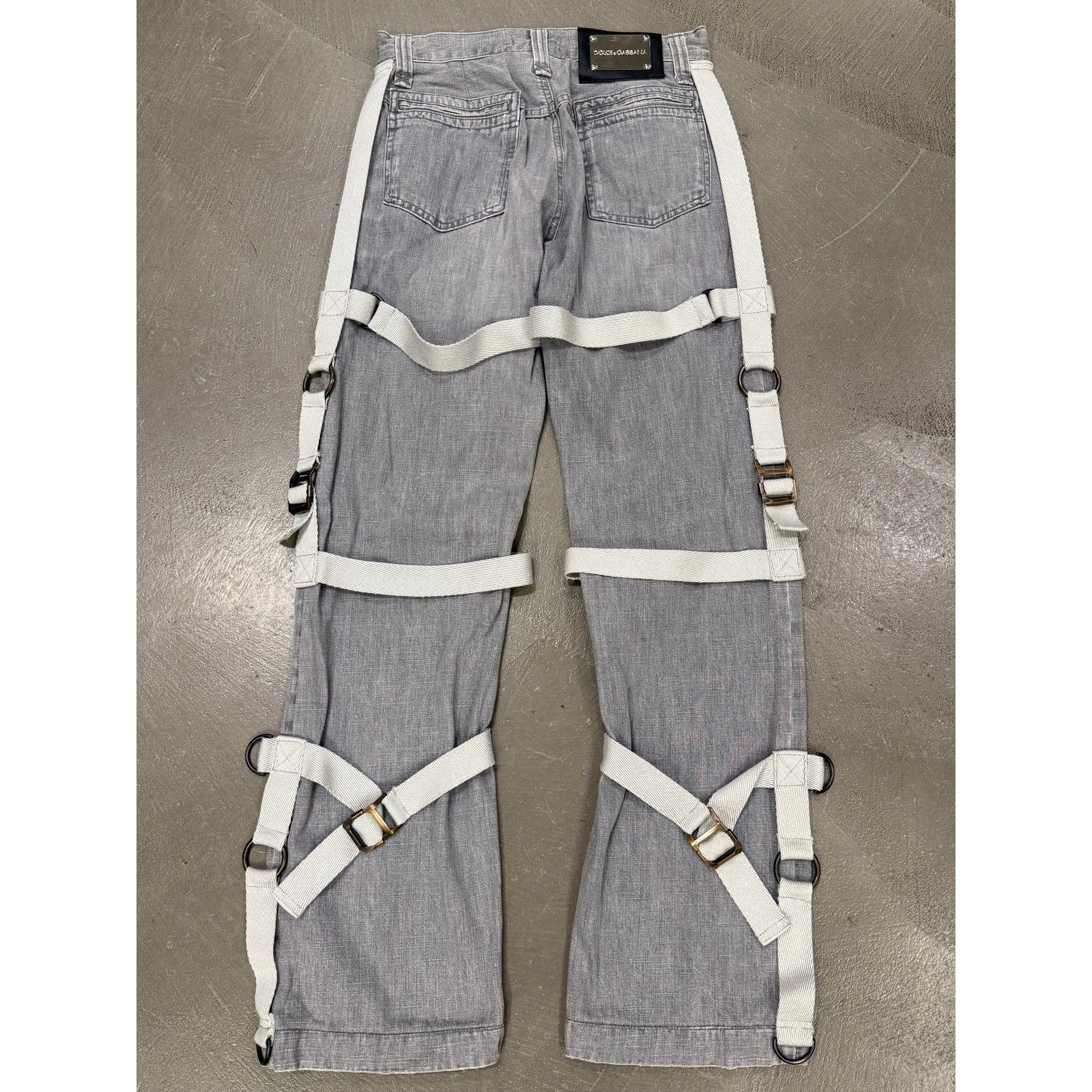 Dolce & Gabbana A/W2003 Dolce & Gabbana bondage parachute pants Size 26" / US 2 / IT 38 - 1 Thumbnail