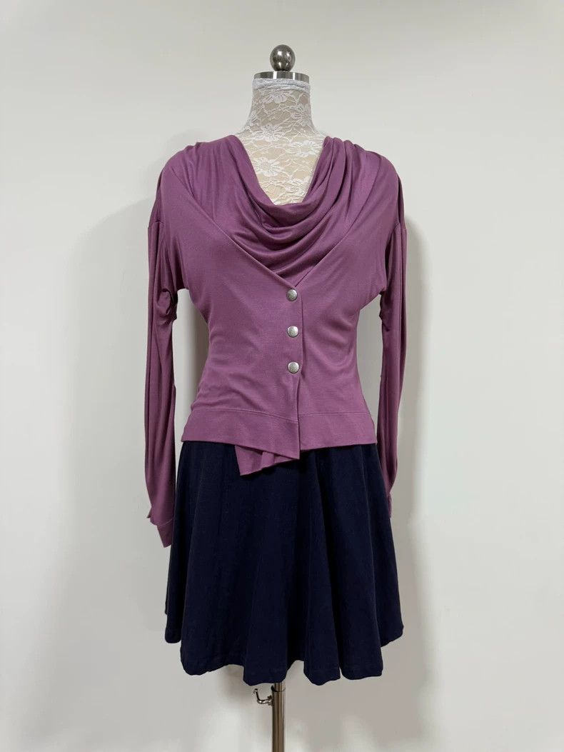 Vivienne Westwood Vivienne Westwood size3 Purple tucked-in layered deformed l Size M / US 6-8 / IT 42-44 - 1 Thumbnail