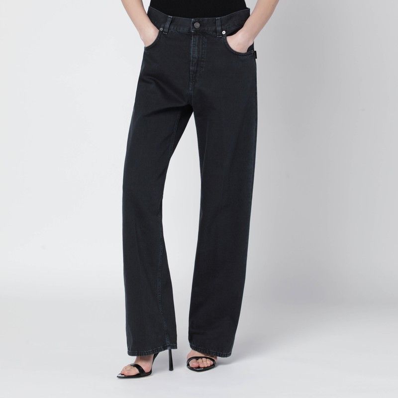 Haikure Charcoal Wide-Leg Jeans