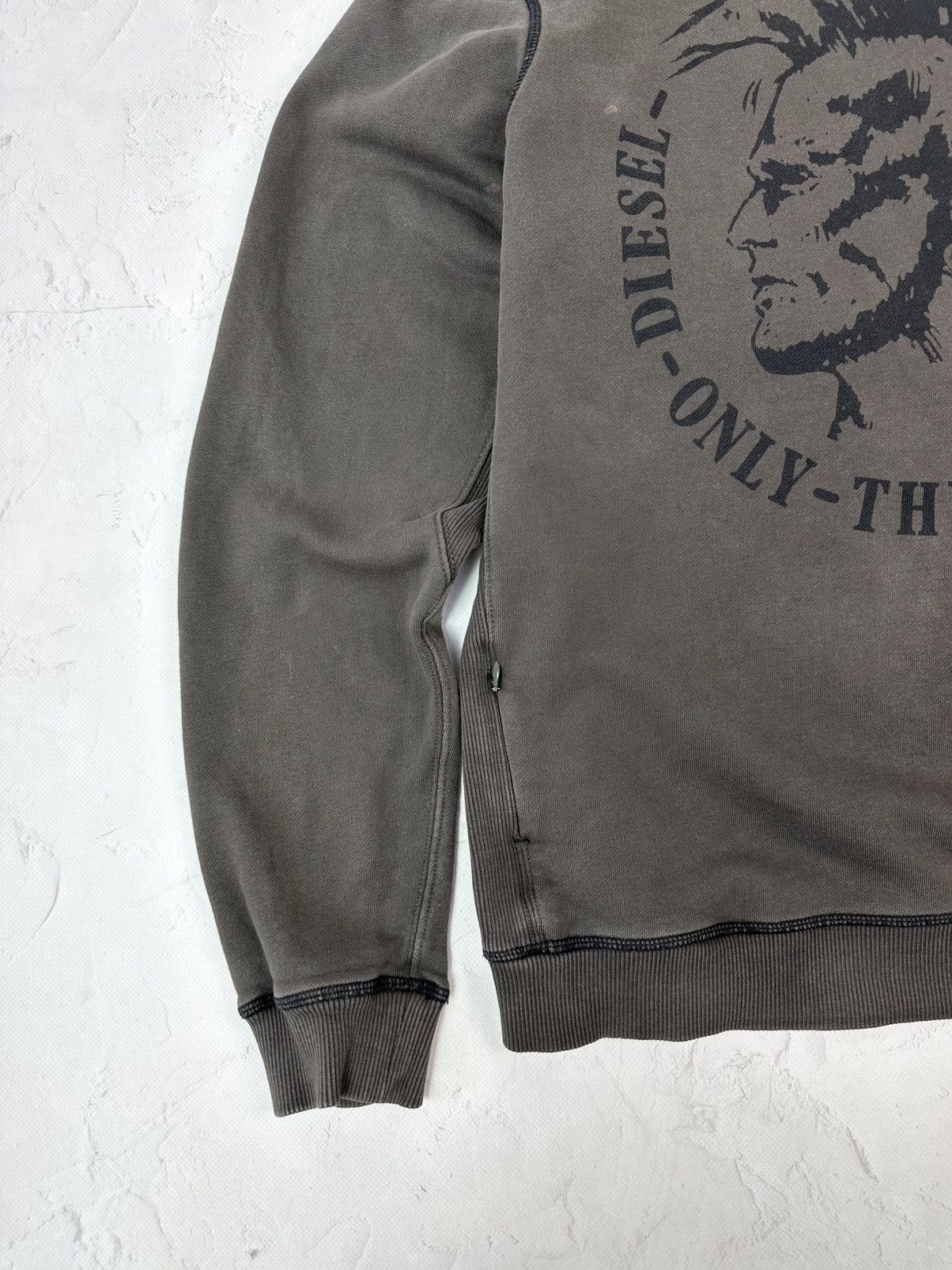Diesel Vintage Diesel Khaki Hoodie Size US L / EU 52-54 / 3 - 4 Thumbnail