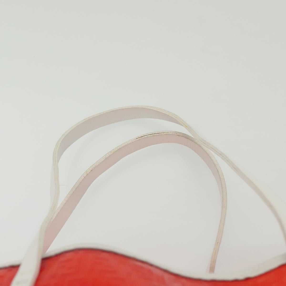 Fendi FENDI Zucchino Tote Bag Vinyl Red White Size ONE SIZE - 8 Thumbnail