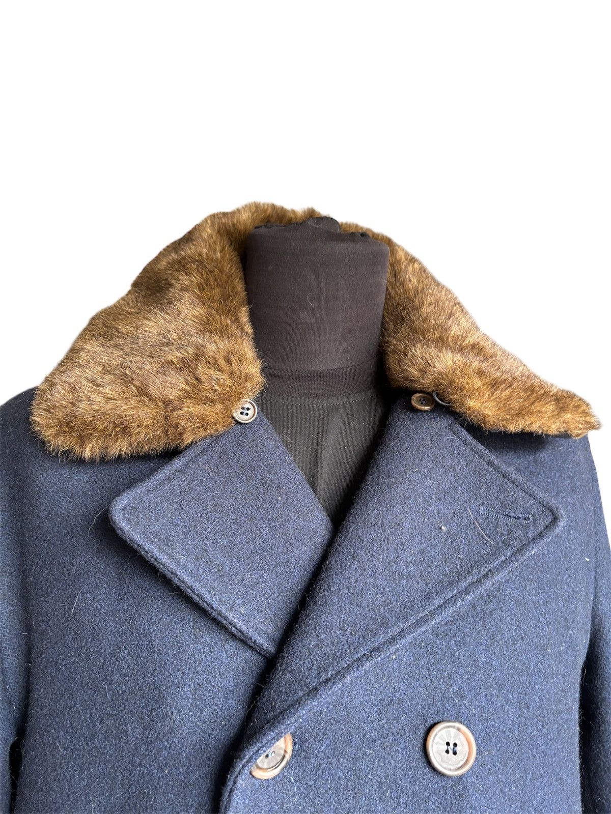 Cuisse de Grenouille Cuisse de grenouille pea coat with removable fake fur Size US XL / EU 56 / 4 - 2 Thumbnail
