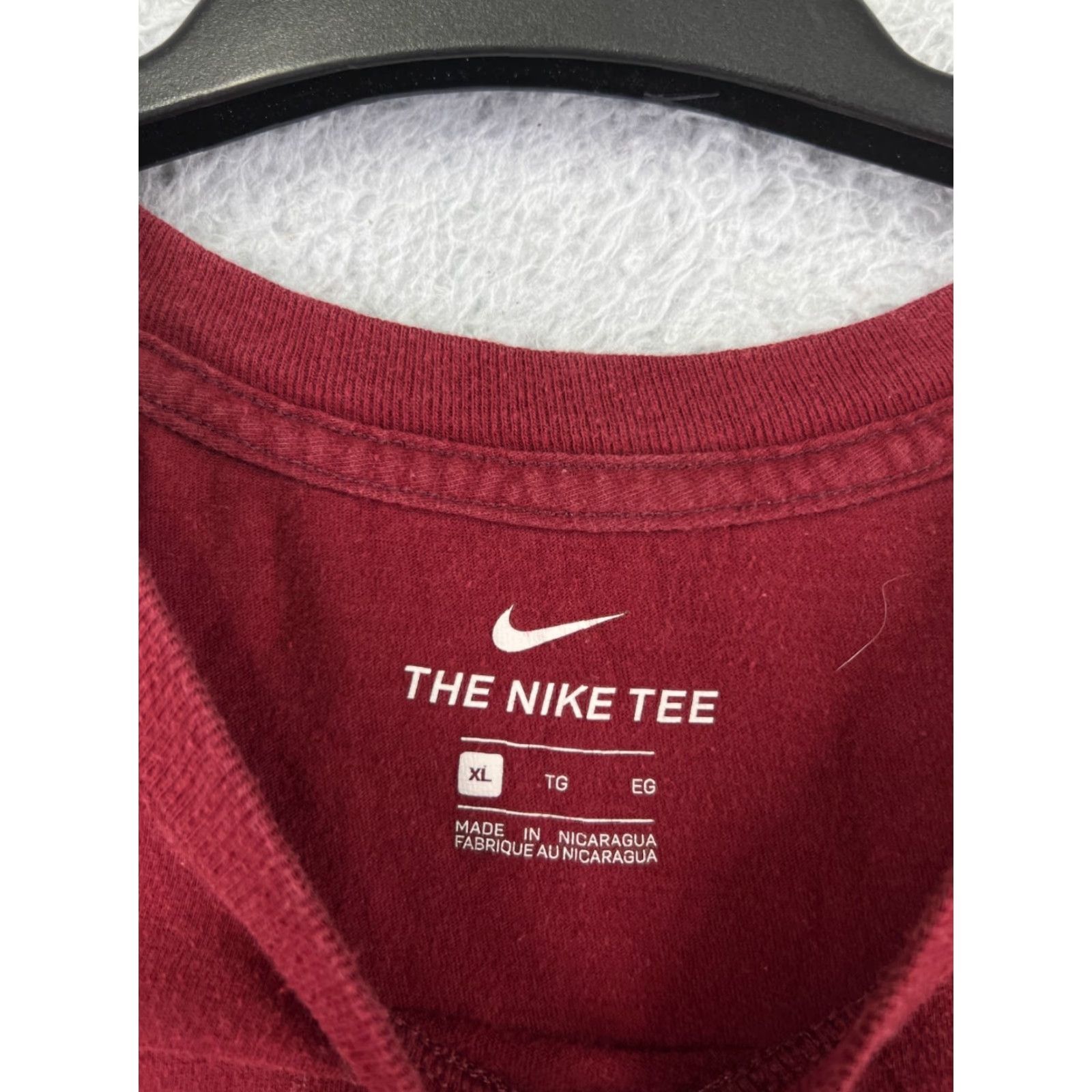 Nike Nike Shirt Mens XL Red Short Sleeve Crew Neck Logo Athletic 90s Outdoor Retro Sports Size US XL / EU 56 / 4 - 4 Thumbnail