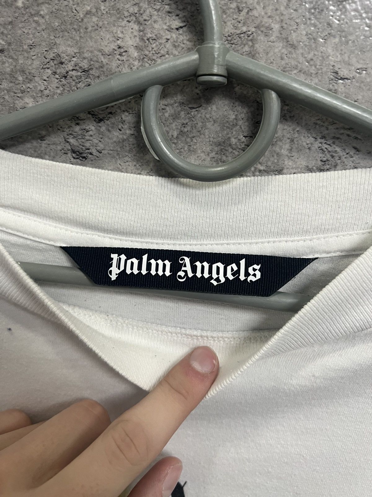 Palm Angels Palm Angels Los Angeles Sprayed Logo Tee Size US L / EU 52-54 / 3 - 3 Thumbnail