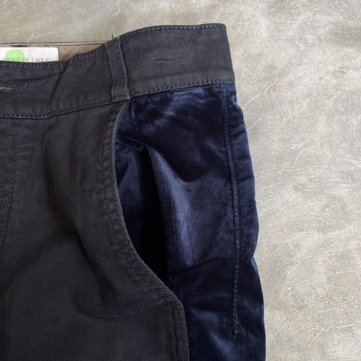Stella McCartney Stella Mc Cartney Velvet Slim Pants Size 26" / US 2 / IT 38 - 6 Thumbnail