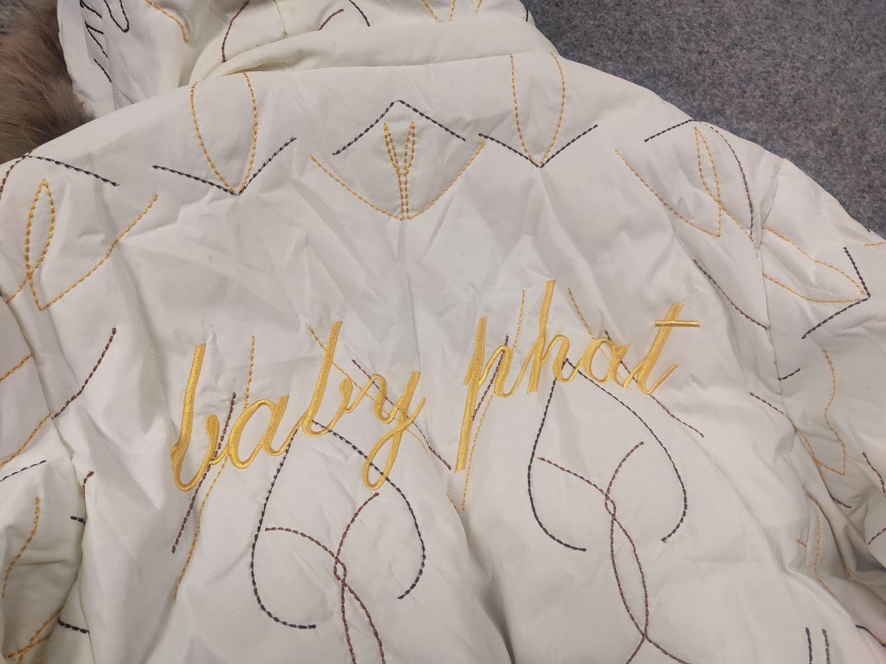 If Six Was Nine Rare Vintage Y2K Baby Phat Fur Jacket Ribbed LGB Grunge Size M / US 6-8 / IT 42-44 - 10 Thumbnail