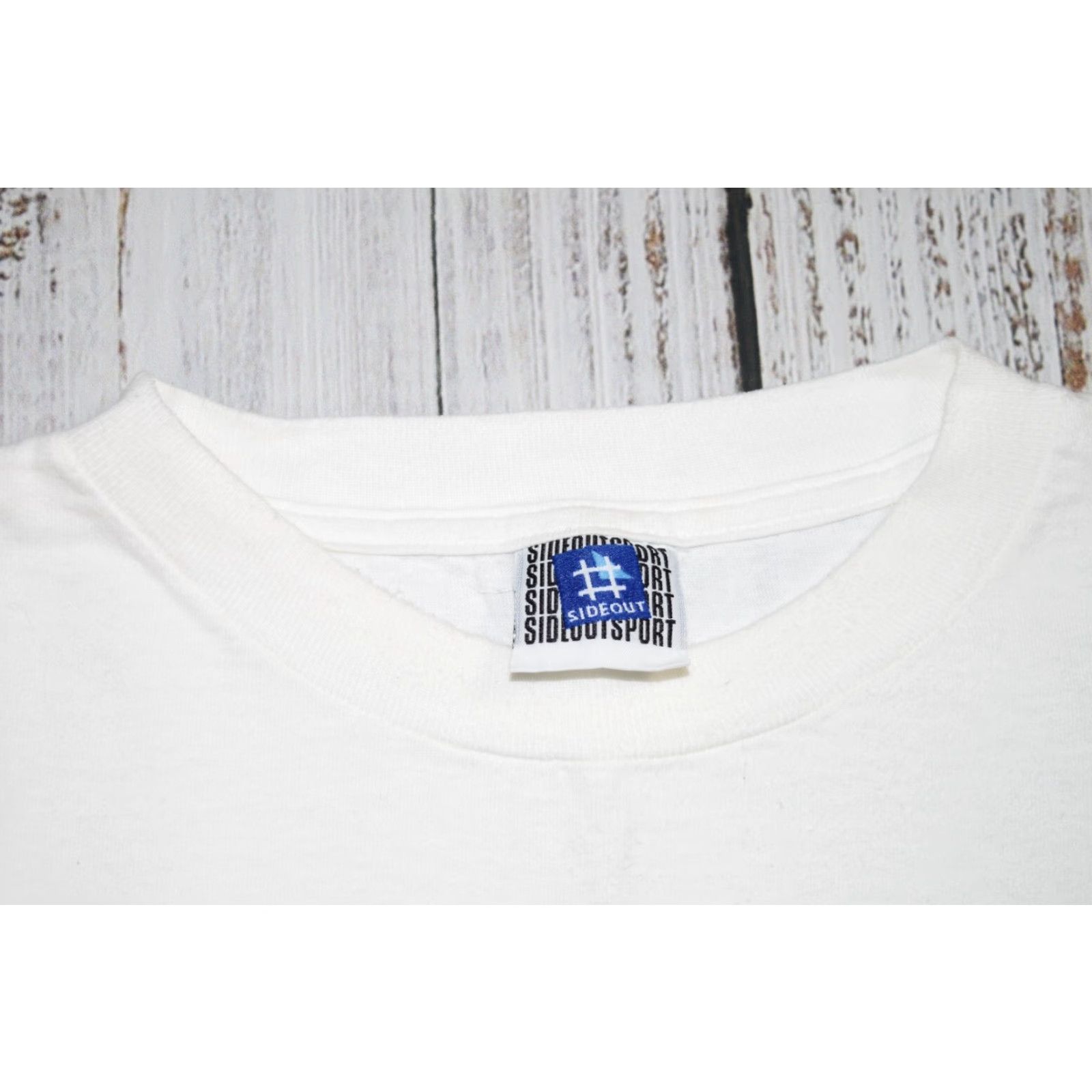 Sideout VINTAGE Sideout T-Shirt Shirt 2XL White 80s 90s Beach Volleyball Surf Logo Graphic Men's Size US XXL / EU 58 / 5 - 4 Thumbnail