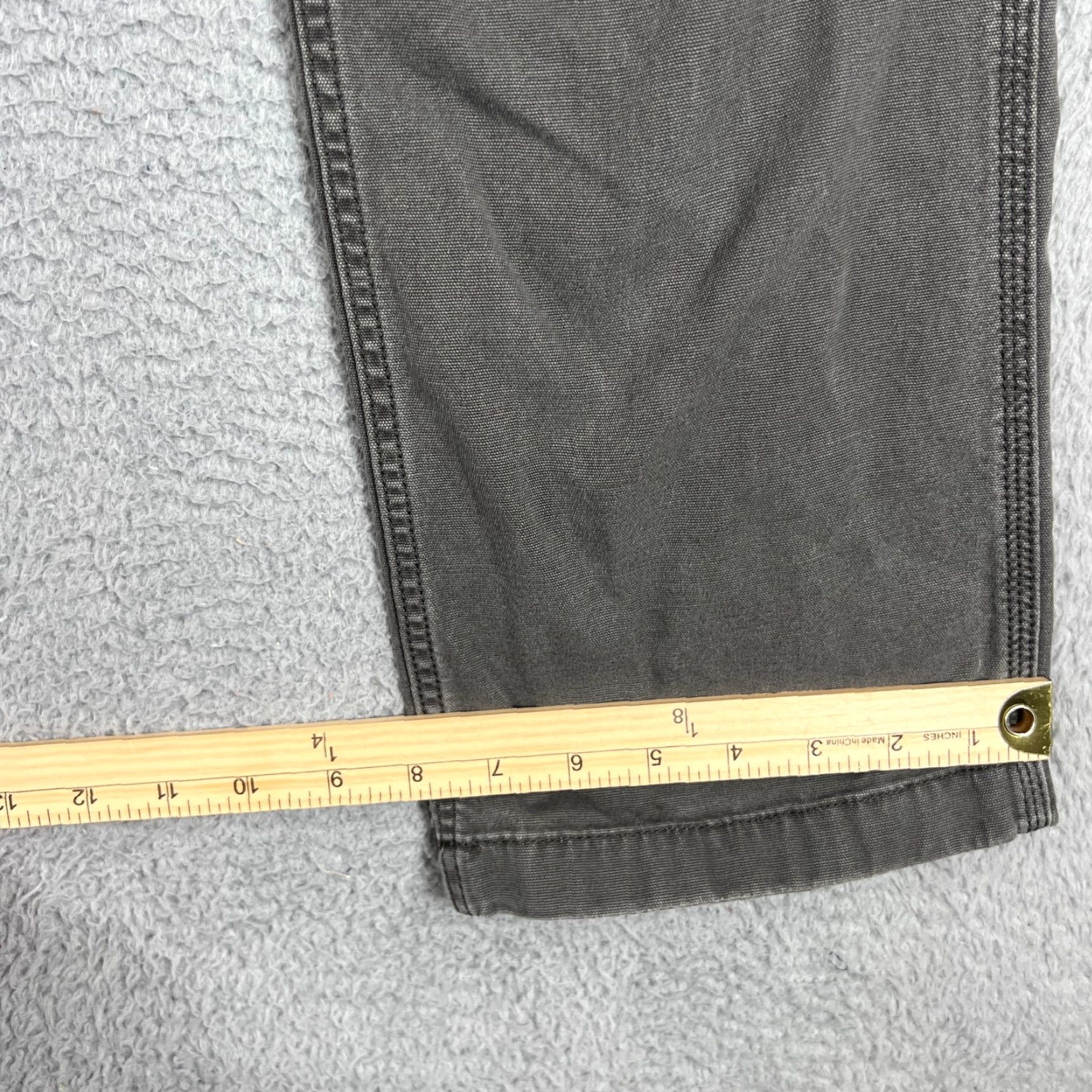 Carhartt VINTAGE Carhartt Cargo Pants Men 30x30 Gray Relaxed Fit Canvas Workwear 90s Size US 30 / EU 46 - 3 Thumbnail