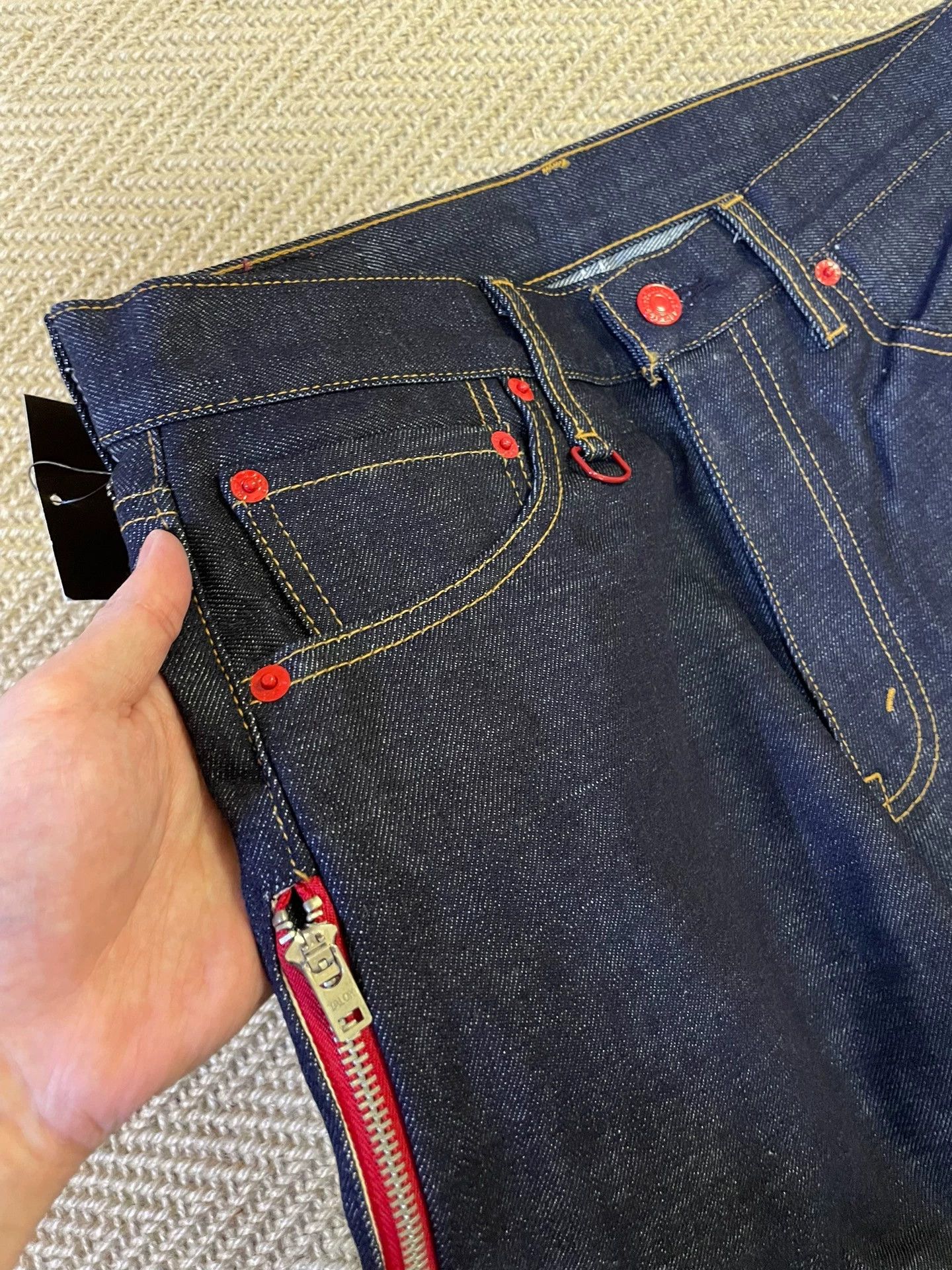 Other FENOM X AFFA Red Demon Raw 505 Loose Jeans W30L31 Rare Size US 30 / EU 46 - 8 Thumbnail