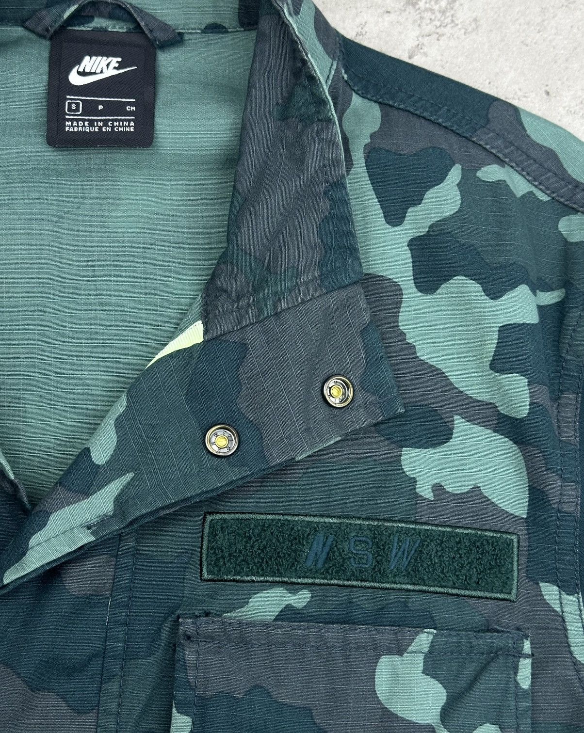 Nike Nike NSW M-65 Camo Jacket Field Parka Midnight Spruce Size S Size US S / EU 44-46 / 1 - 8 Thumbnail