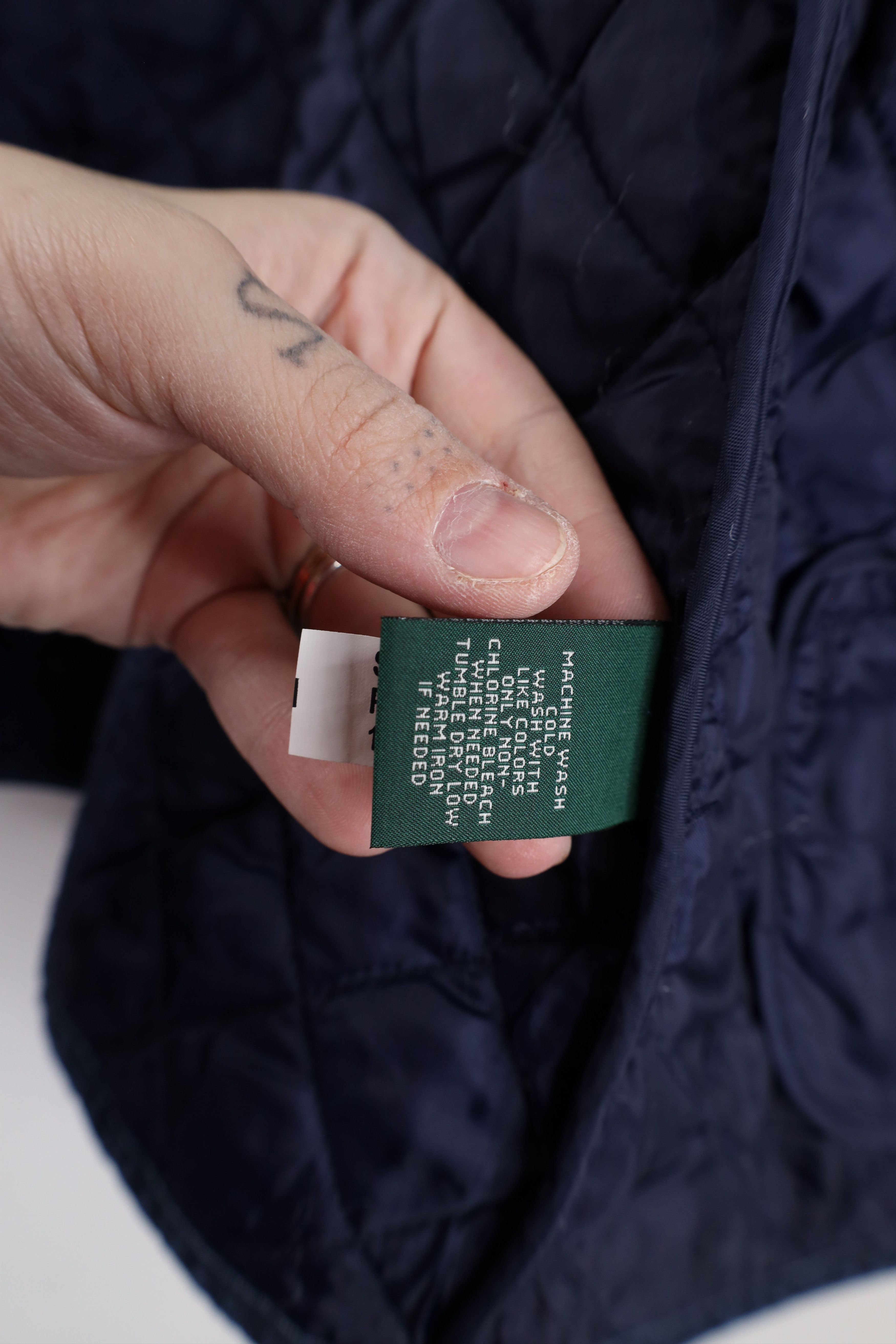 Ralph Lauren × Vintage Vintage 90s Ralph Lauren Full Button Jacket Indigo Blue Size XL / US 12-14 / IT 48-50 - 9 Thumbnail
