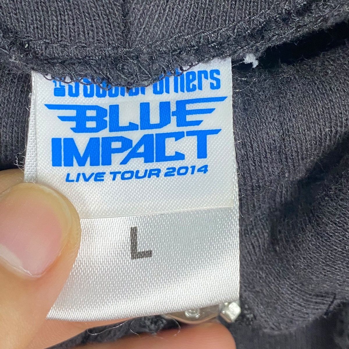 Other Vintage J Soul Brothers Blue Impact Live Tour Hoodie Black Size US L / EU 52-54 / 3 - 7 Thumbnail