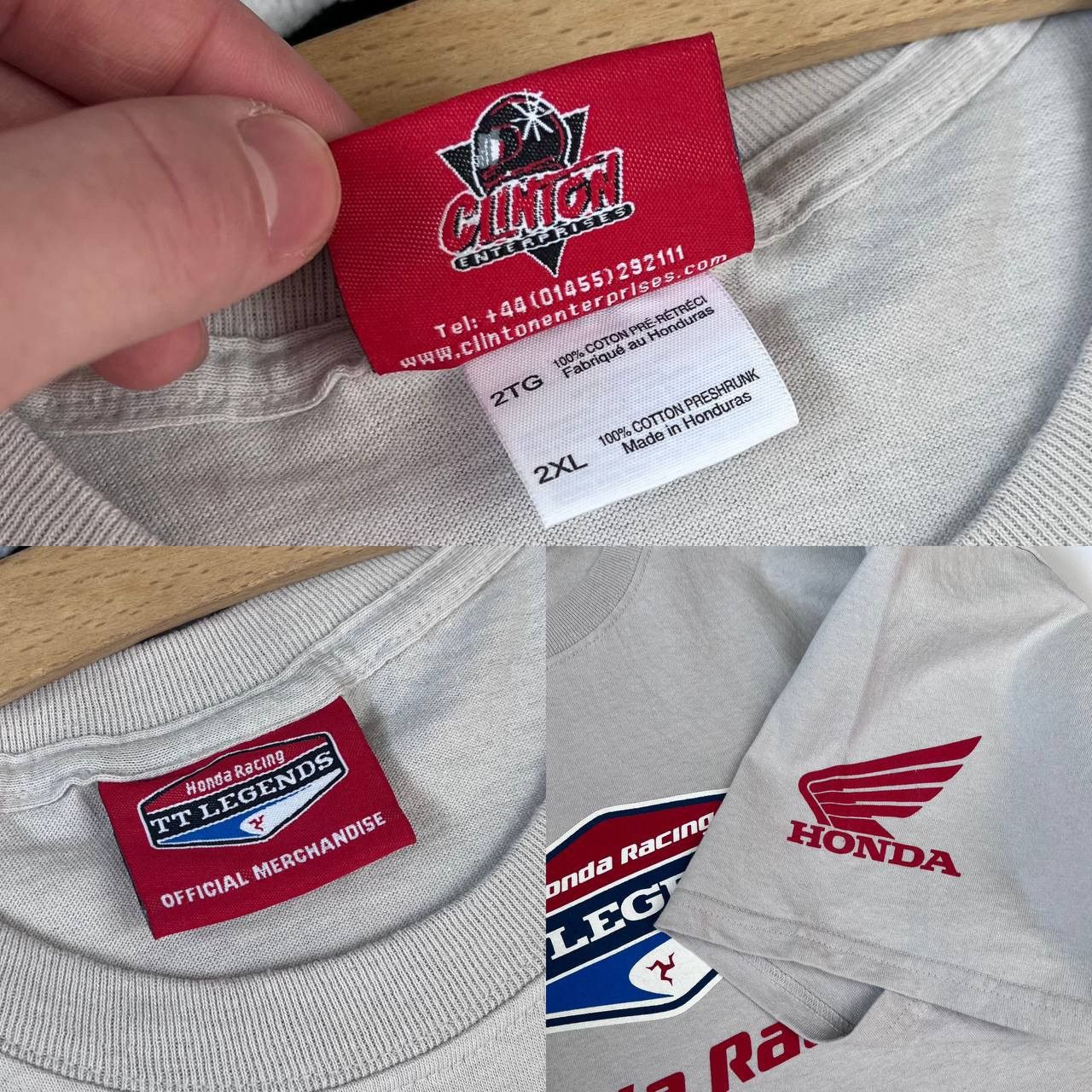 Honda × Vintage Honda Racing TT Legends T Shirt Size US XXL / EU 58 / 5 - 9 Thumbnail