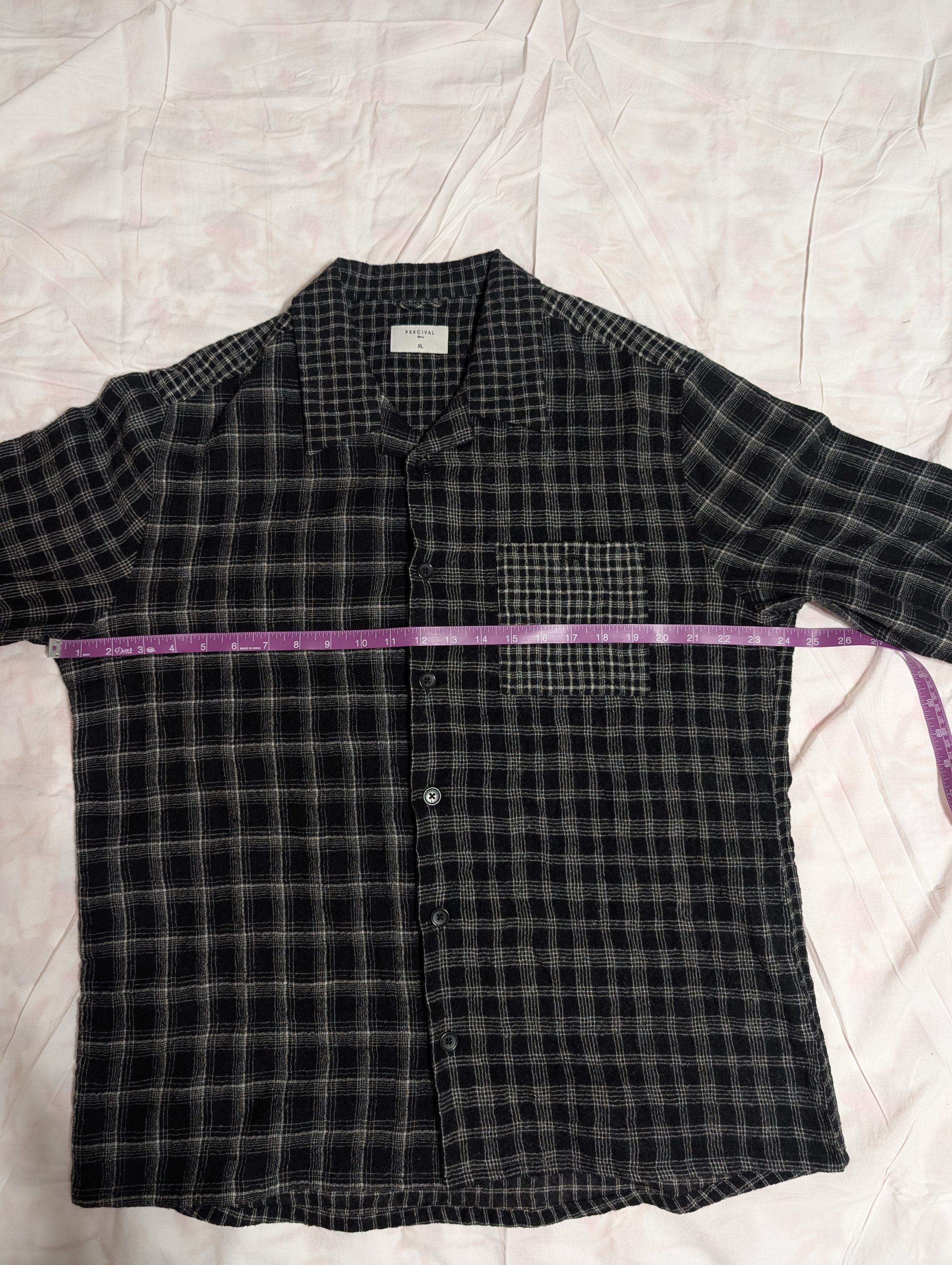 Percival Ashdown Patchwork Overshirt | Multi XL Size US XL / EU 56 / 4 - 5 Thumbnail