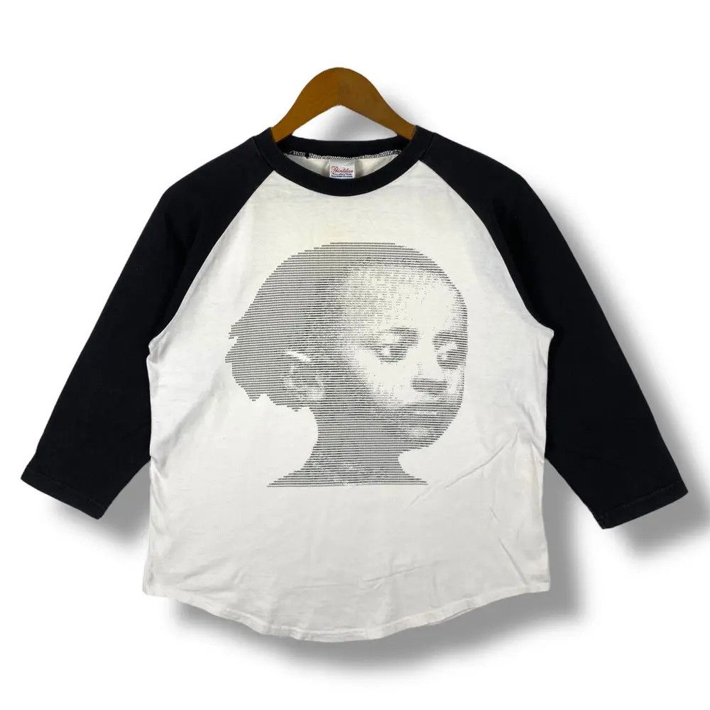 Japanese Brand TYPEWRITER ART PORTRAIT Graphic Raglan Baseball Tee Shirt Size US M / EU 48-50 / 2 - 1 Thumbnail