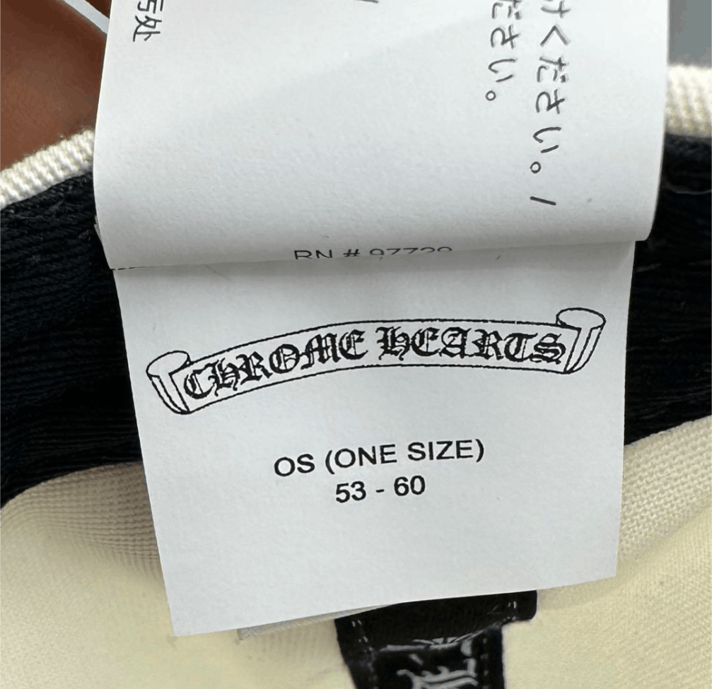 Chrome Hearts Chrome Hearts Chrome Hearts CH Baseball Hat Size ONE SIZE - 8 Thumbnail