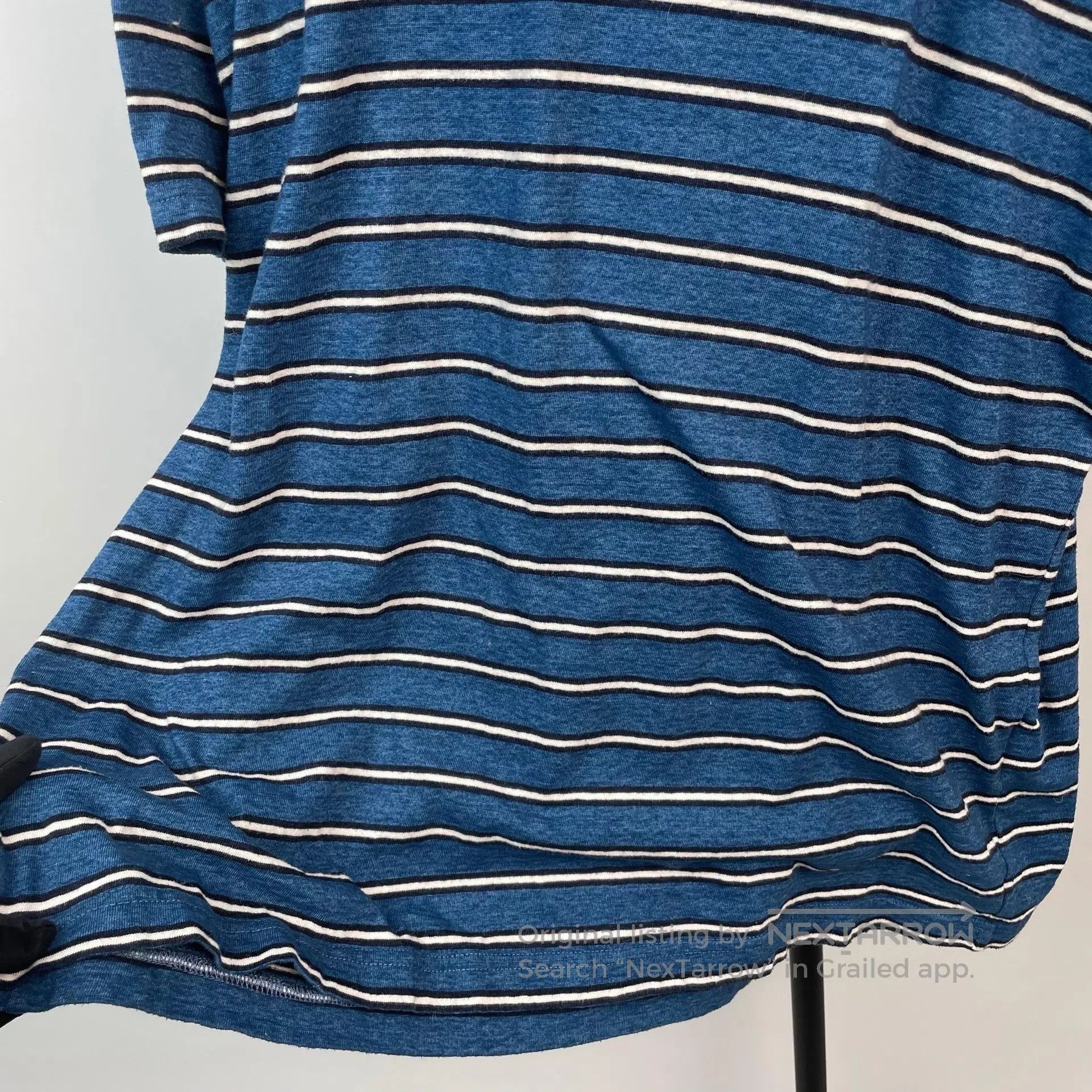 Dior Dior Blue Logo Letter Printed Striped Short Sleeve| Size US S / EU 44-46 / 1 - 9 Thumbnail