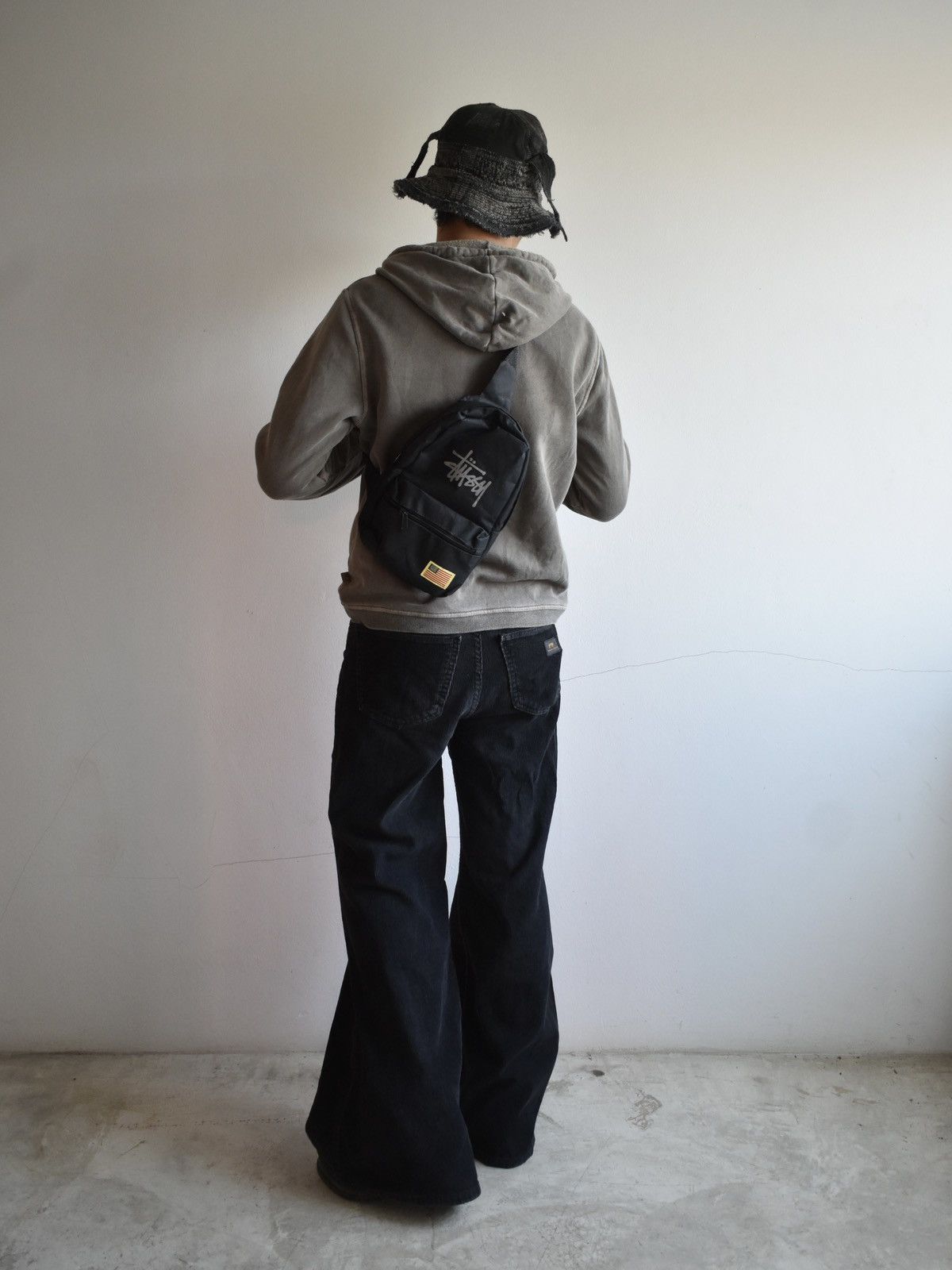 Streetwear Stussy Vintage Vintage Stussy Crossbody Sling Bag Grailed