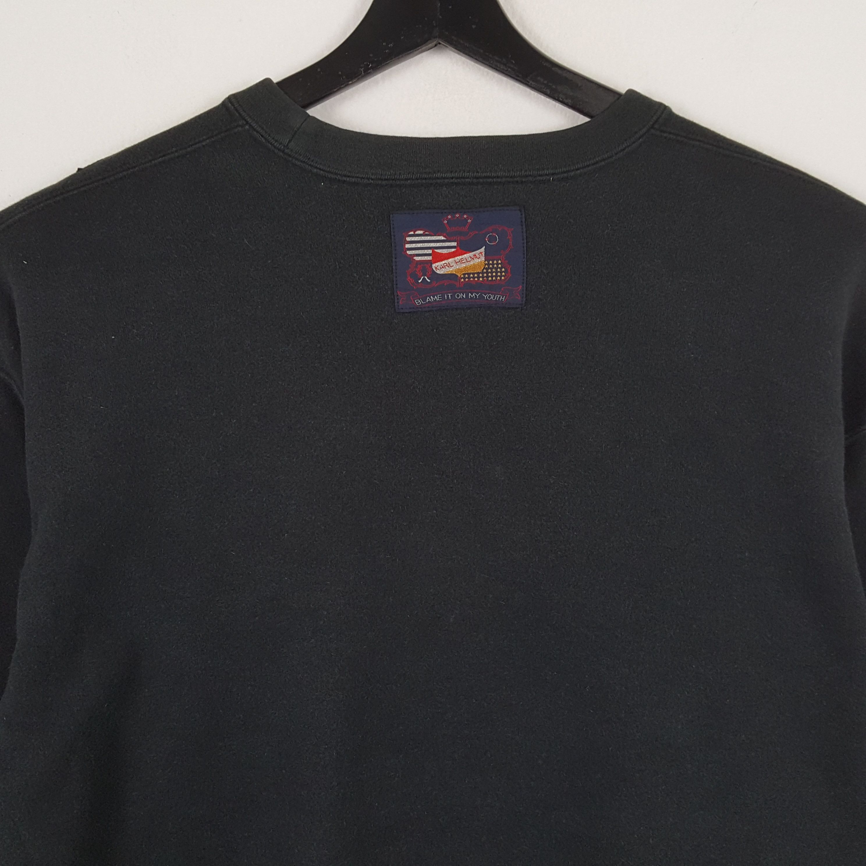 Karl Helmut × Vintage KARL HELMUT Fashion Style Design Sweatshirt Size US L / EU 52-54 / 3 - 4 Thumbnail