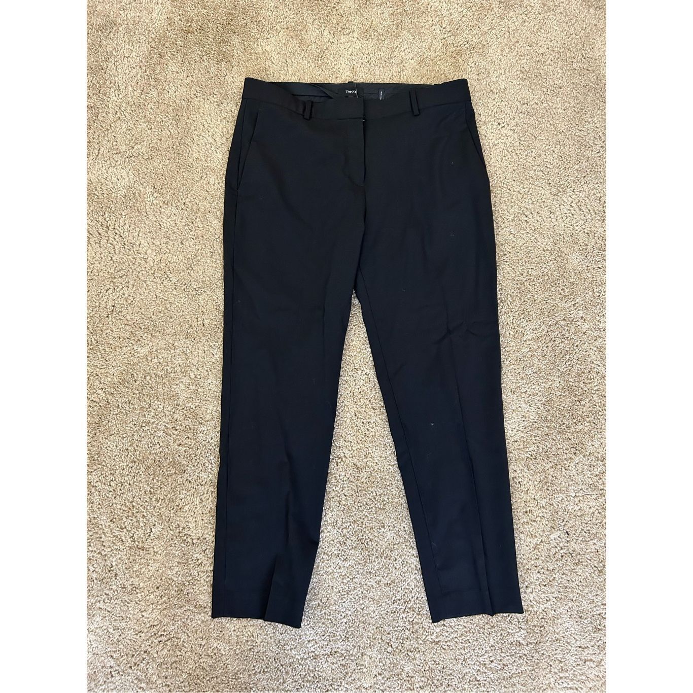 Theory Theory Wool Black Dress Pants, Size 8, MSRP $245 Size 30" / US 8 / IT 44 - 1 Thumbnail