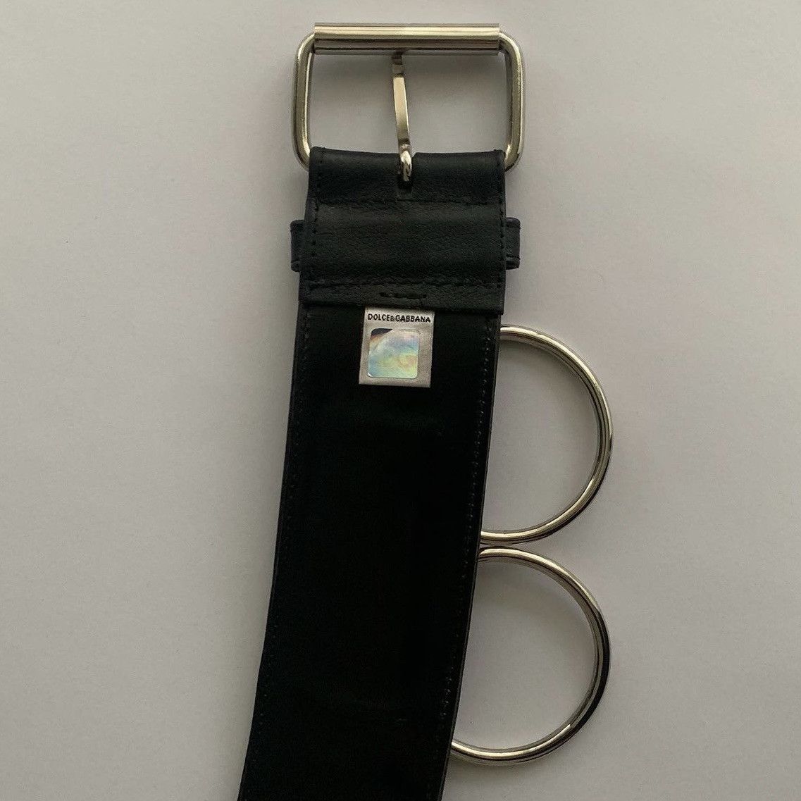 Dolce & Gabbana Dolce & Gabbana SS03 SEX Runway Bondage O-Ring Leather Belt Size ONE SIZE - 4 Thumbnail