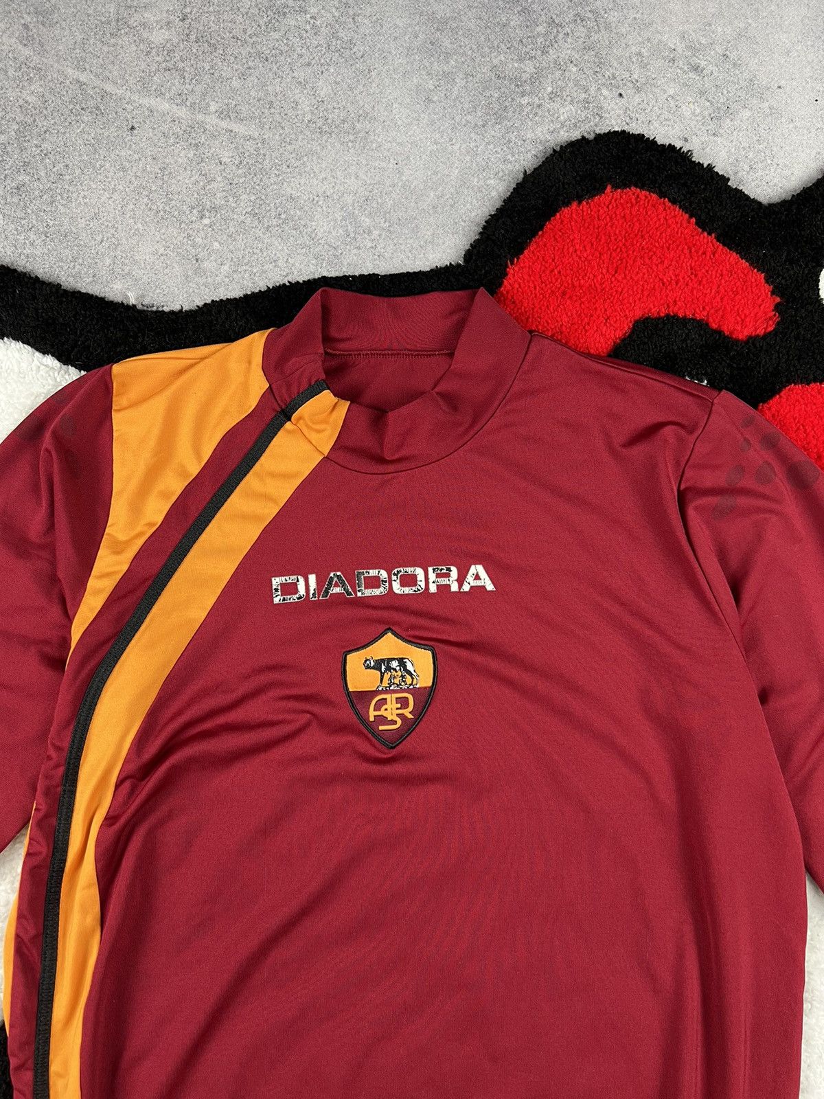 Diadora Vintage Diadora AS Roma 2005/06 Home Football Soccer Jersey Size US M / EU 48-50 / 2 - 5 Thumbnail