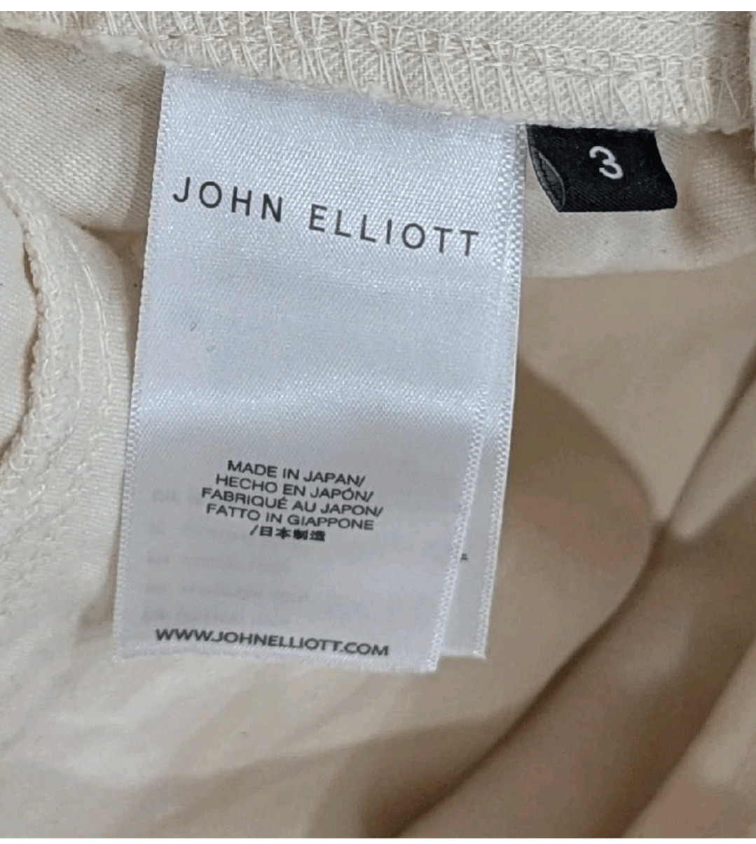 John Elliott JOHN ELLIOTT "Emillio" Cotton Work Pants Natural Large Size US 34 / EU 50 - 9 Thumbnail