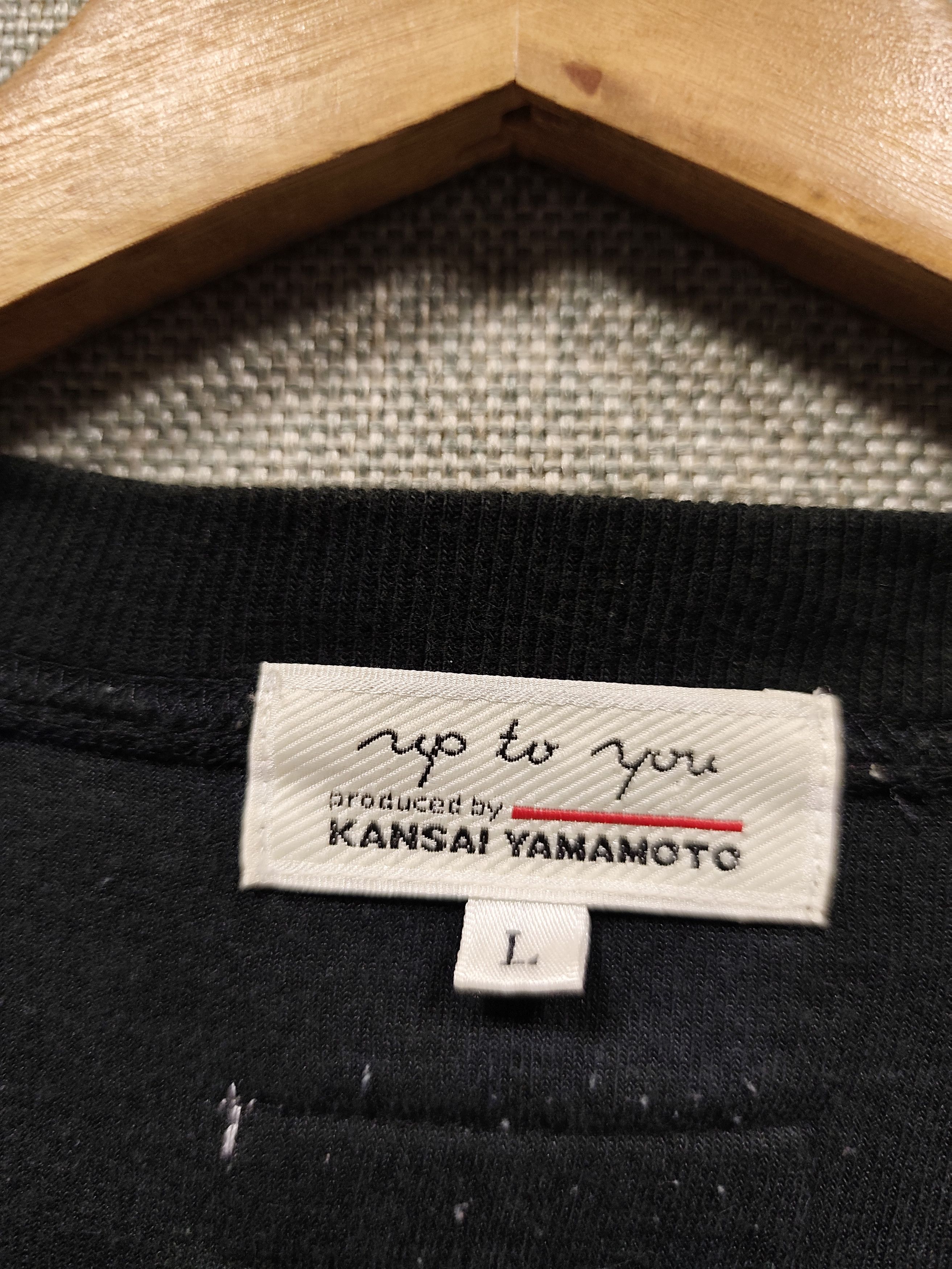 Kansai Yamamoto Kansai Yamamoto logo embroidery fleece shirt Size US XL / EU 56 / 4 - 7 Thumbnail