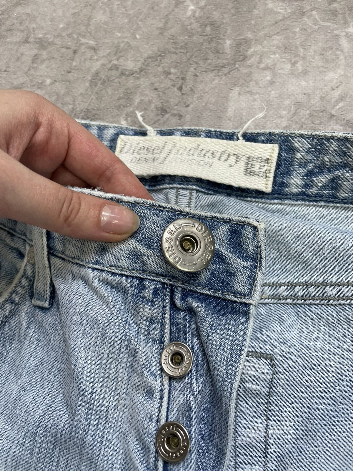 Diesel Diesel flared distressed jeans pants y2k style hype Size US 32 / EU 48 - 7 Thumbnail