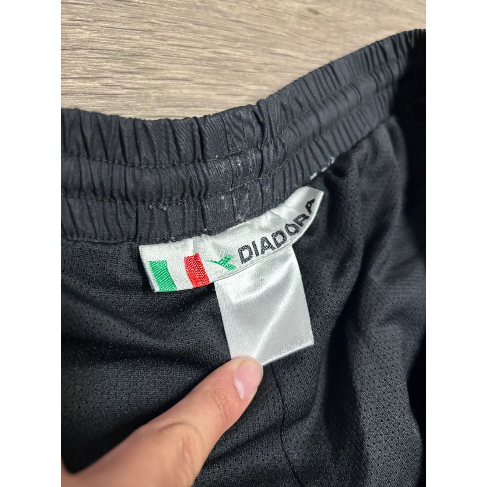 Diadora × Vintage Vintage Diadora Tracksuit Black Blue Sz XL 90s Size US XL / EU 56 / 4 - 9 Thumbnail
