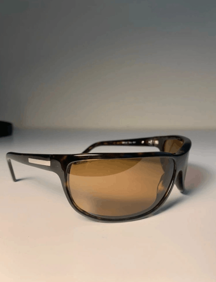 Prada PRADA Sunglasses SPR 12C Sport Red Tab Shield Mask Symbole Size ONE SIZE - 3 Thumbnail