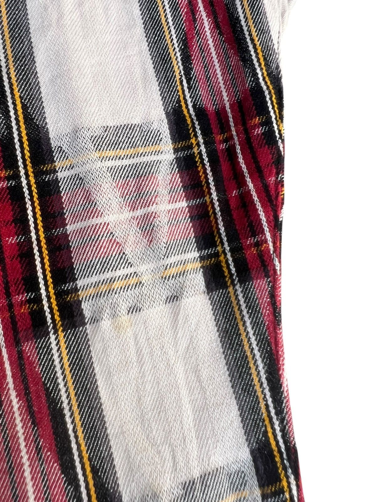 SHAREEF Shareef 2007 Japan Check Raw Edge Cropped Pant Size US 29 - 10 Thumbnail