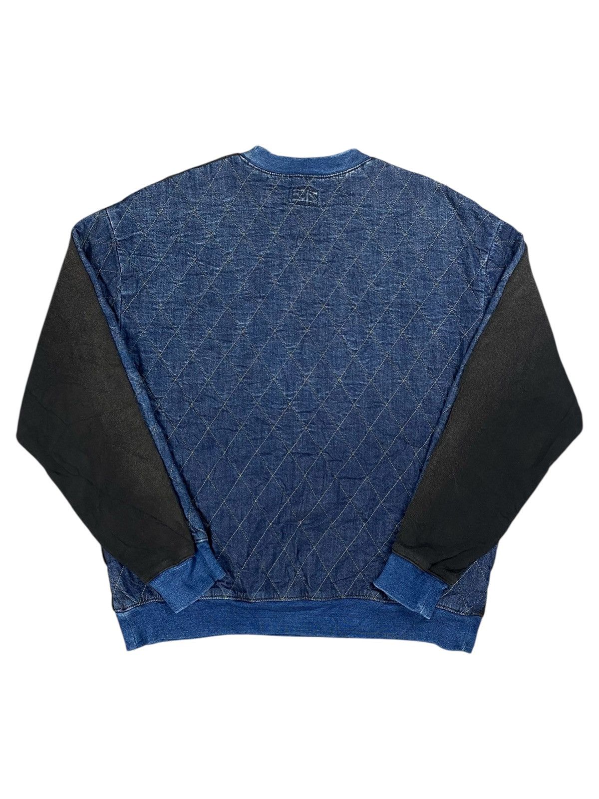 Kapital Kapital Kountry Indigo Waffle Two-Tone Sweater Size US L / EU 52-54 / 3 - 1 Thumbnail