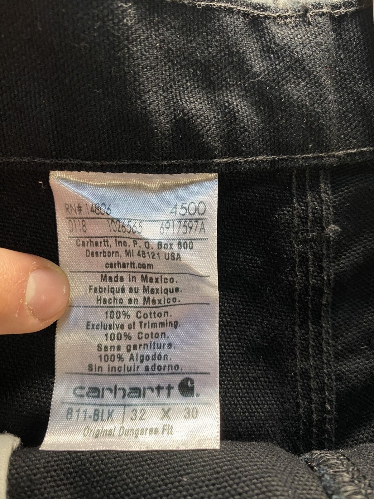 Carhartt Carhartt Carpenter Baggy Pants 32x30 Loose Original Fit Size US 32 / EU 48 - 15 Thumbnail
