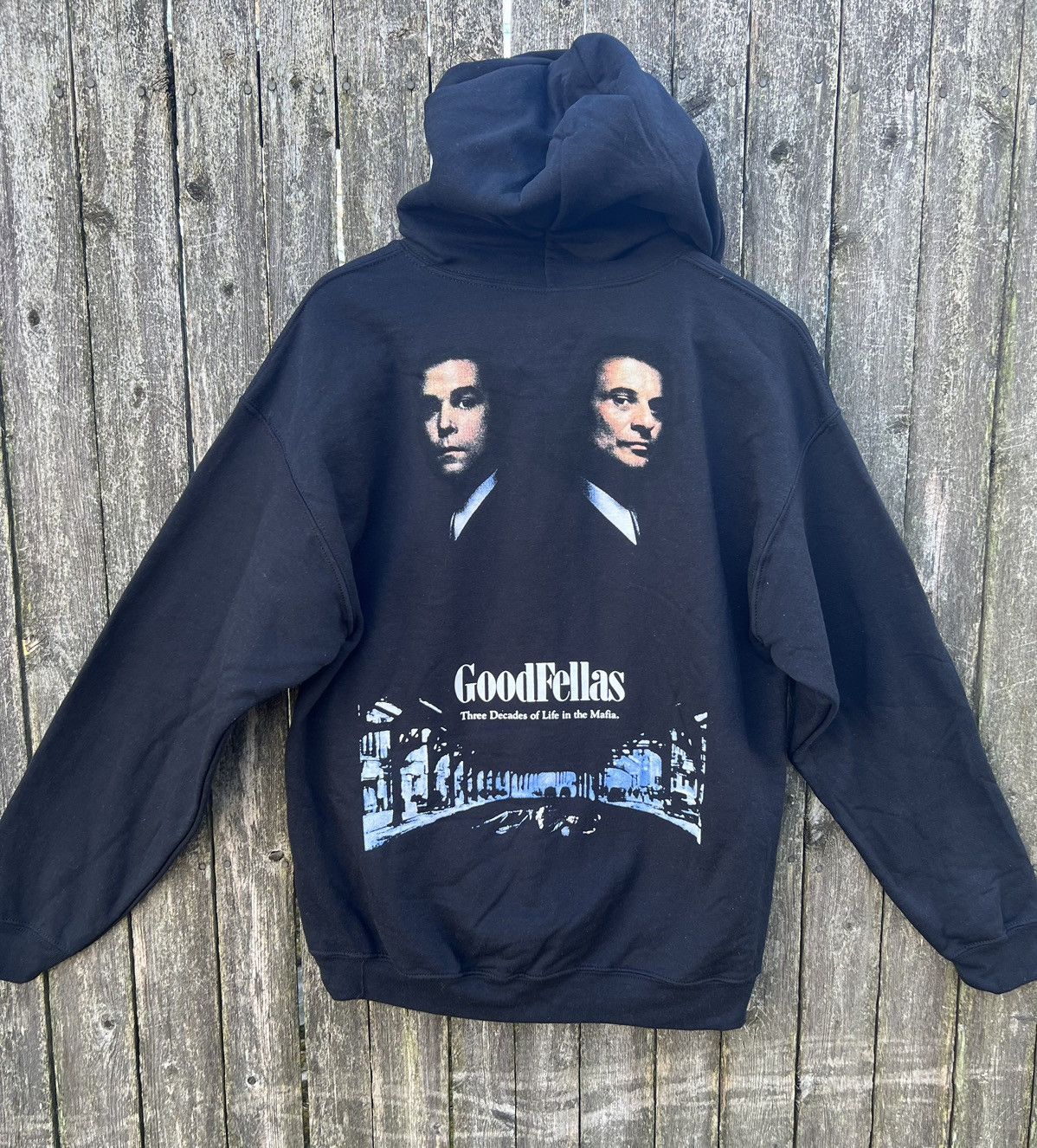 image of Official Goodfellas The Movie Double Sided Hoodie Medium in Black, Men's