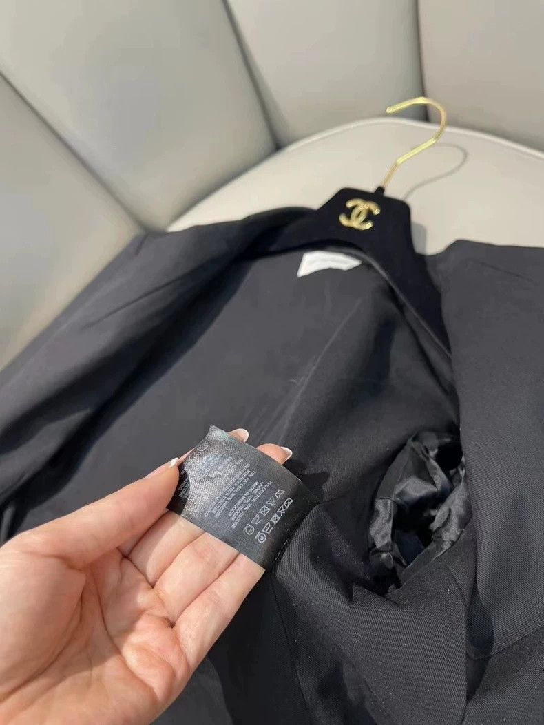 Dries Van Noten DRIES VAN NOTEN size:38 Black double-breasted suit jacket Size S / US 4 / IT 40 - 5 Thumbnail